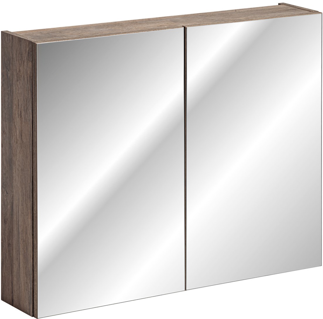 Darmowa Dostawa - Szafka 80x17x65 cm z lustrem dąb Comad Sante Fe Oak SANTAFEOAK8480A2D