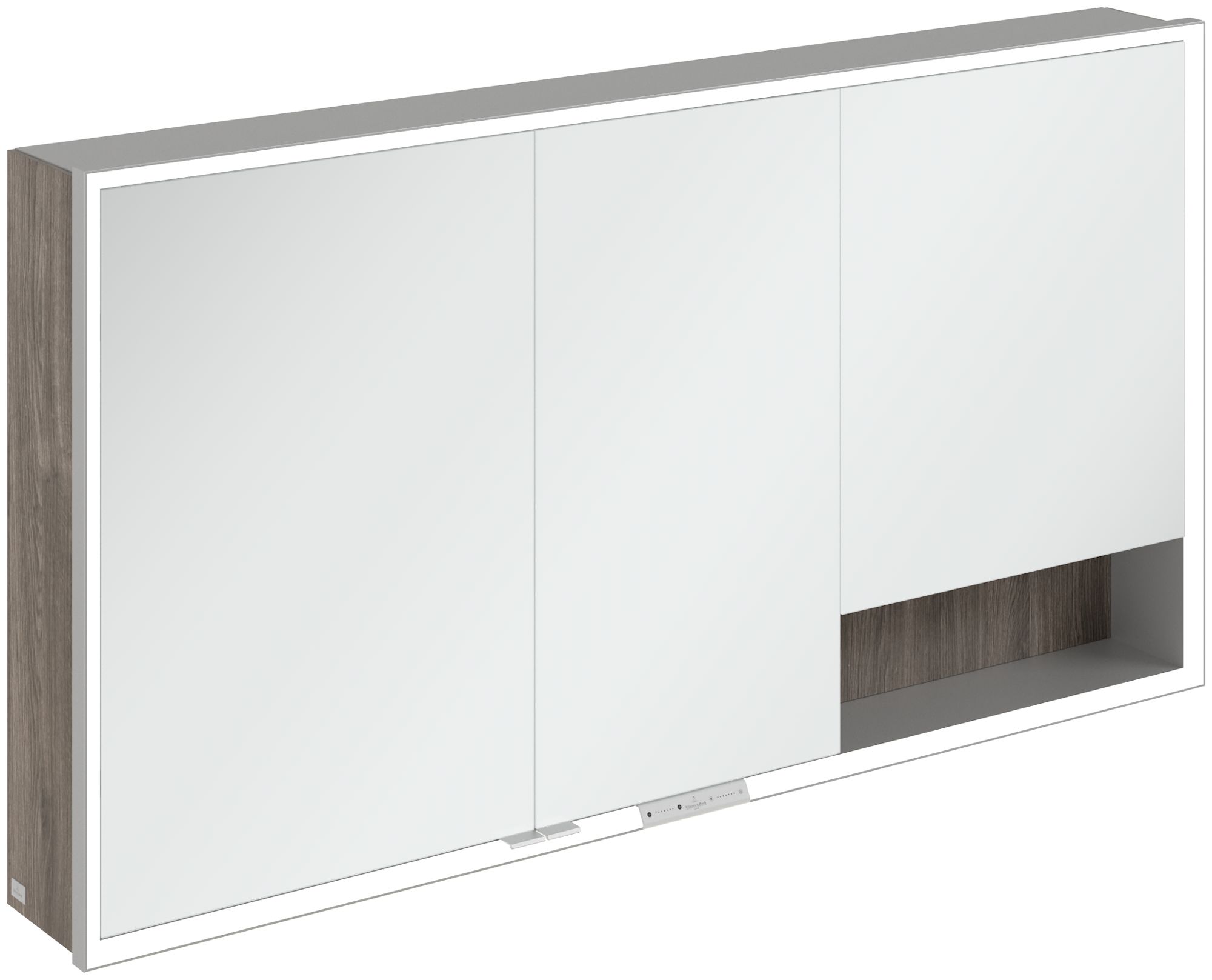 Darmowa Dostawa - Szafka 140x16.8x75 cm z lustrem dąb Villeroy & Boch My View+ A48114RK