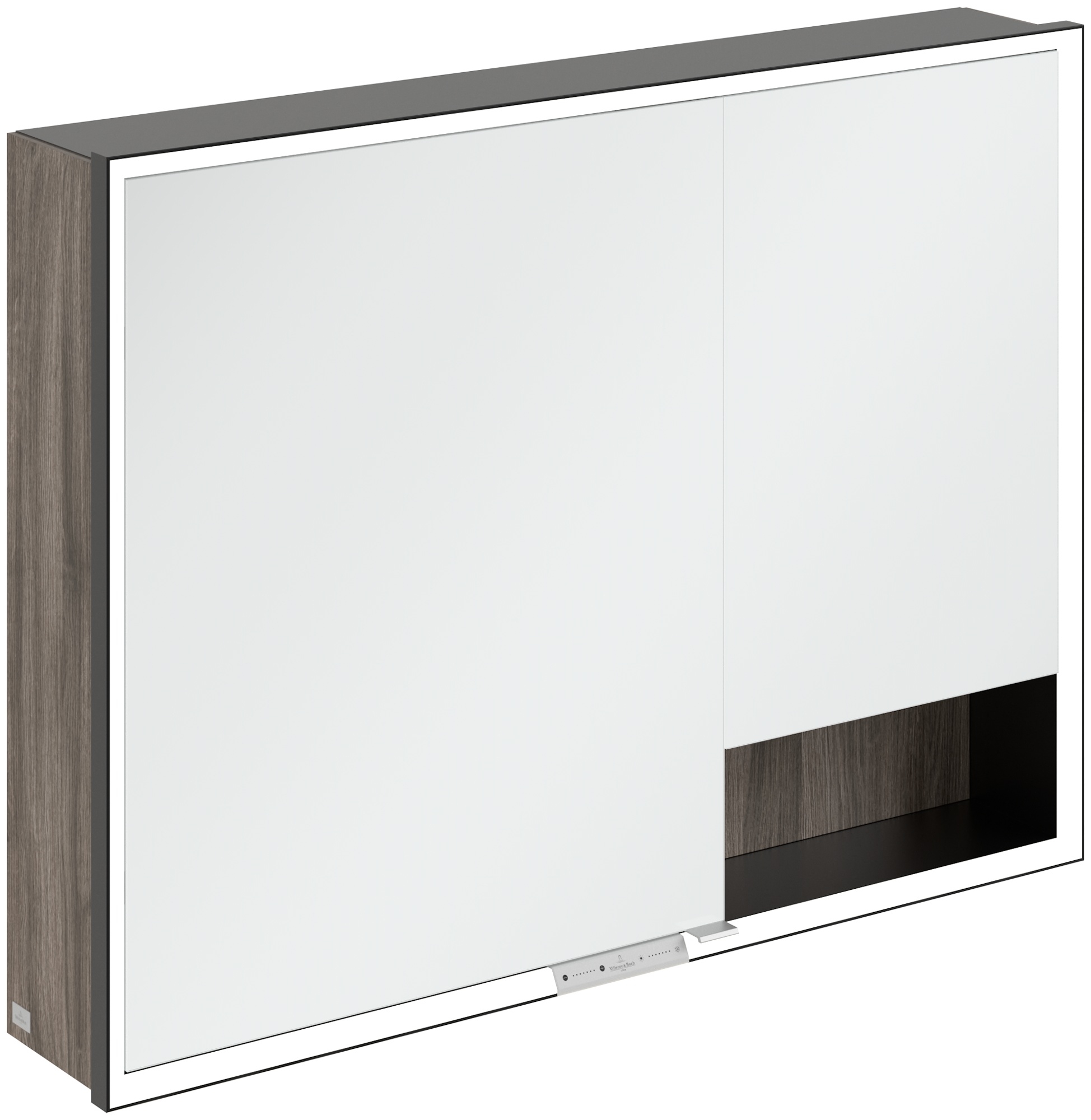 Darmowa Dostawa - Szafka 100x16.8x75 cm z lustrem dąb Villeroy & Boch My View+ B48110RK