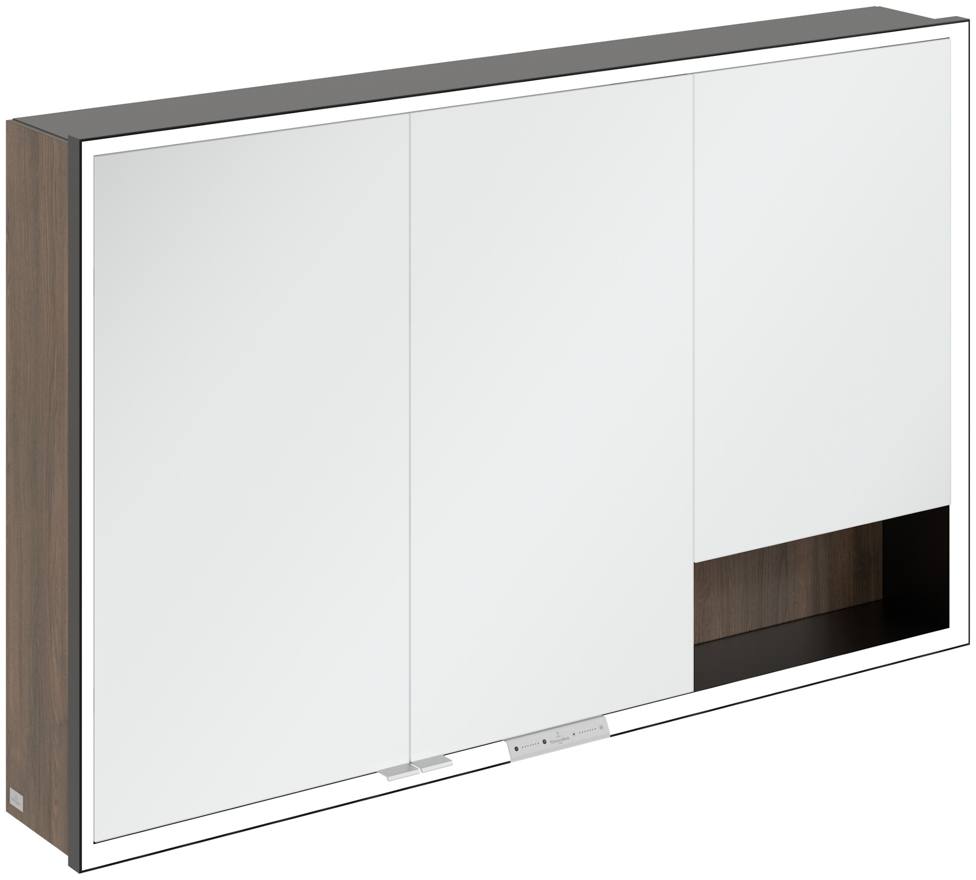 Darmowa Dostawa - Szafka 120x16.8x75 cm z lustrem dąb Villeroy & Boch My View+ B48112VH