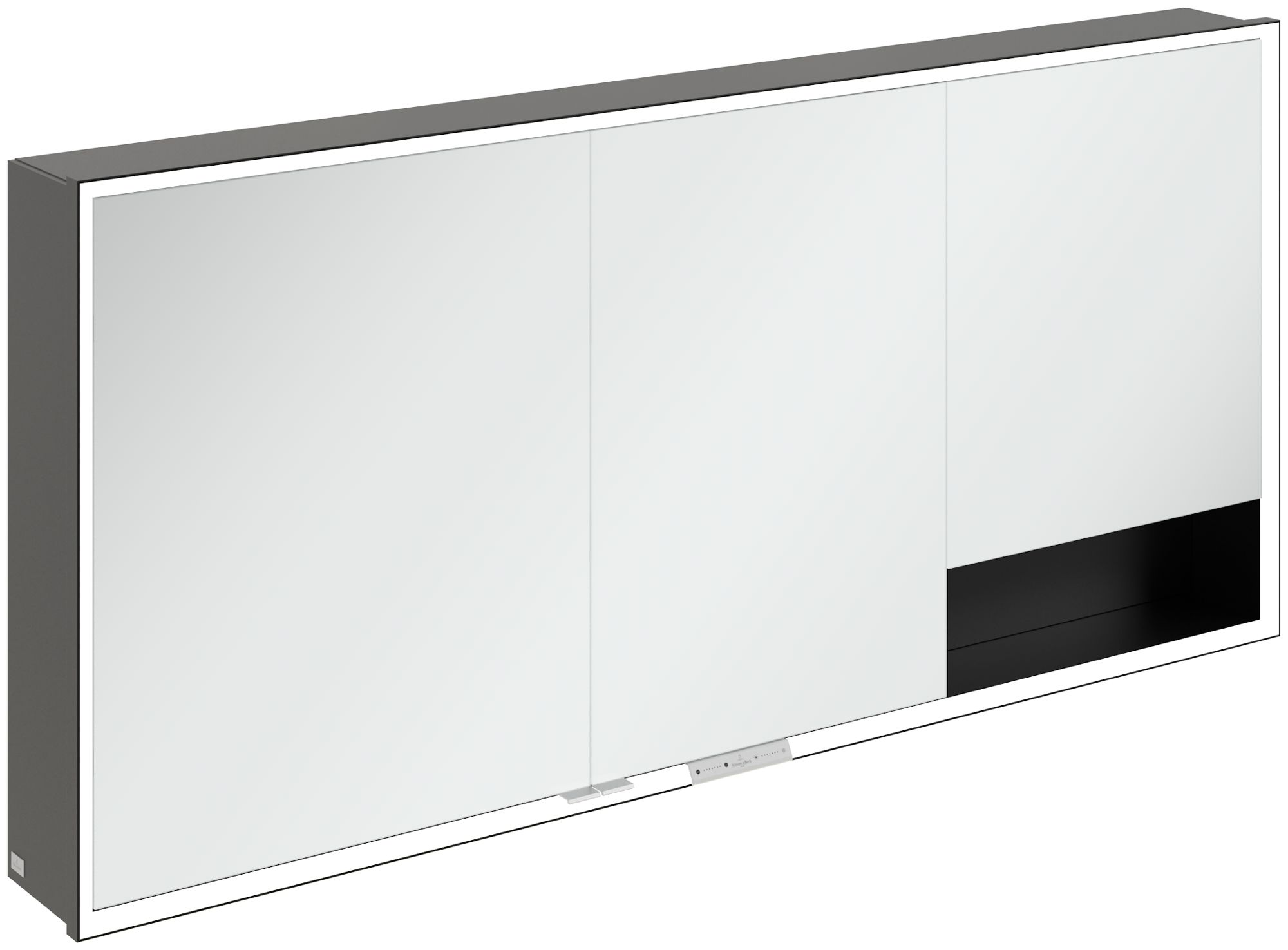 Darmowa Dostawa - Szafka 160x16.8x75 cm z lustrem czarna Villeroy & Boch My View+ B4811600