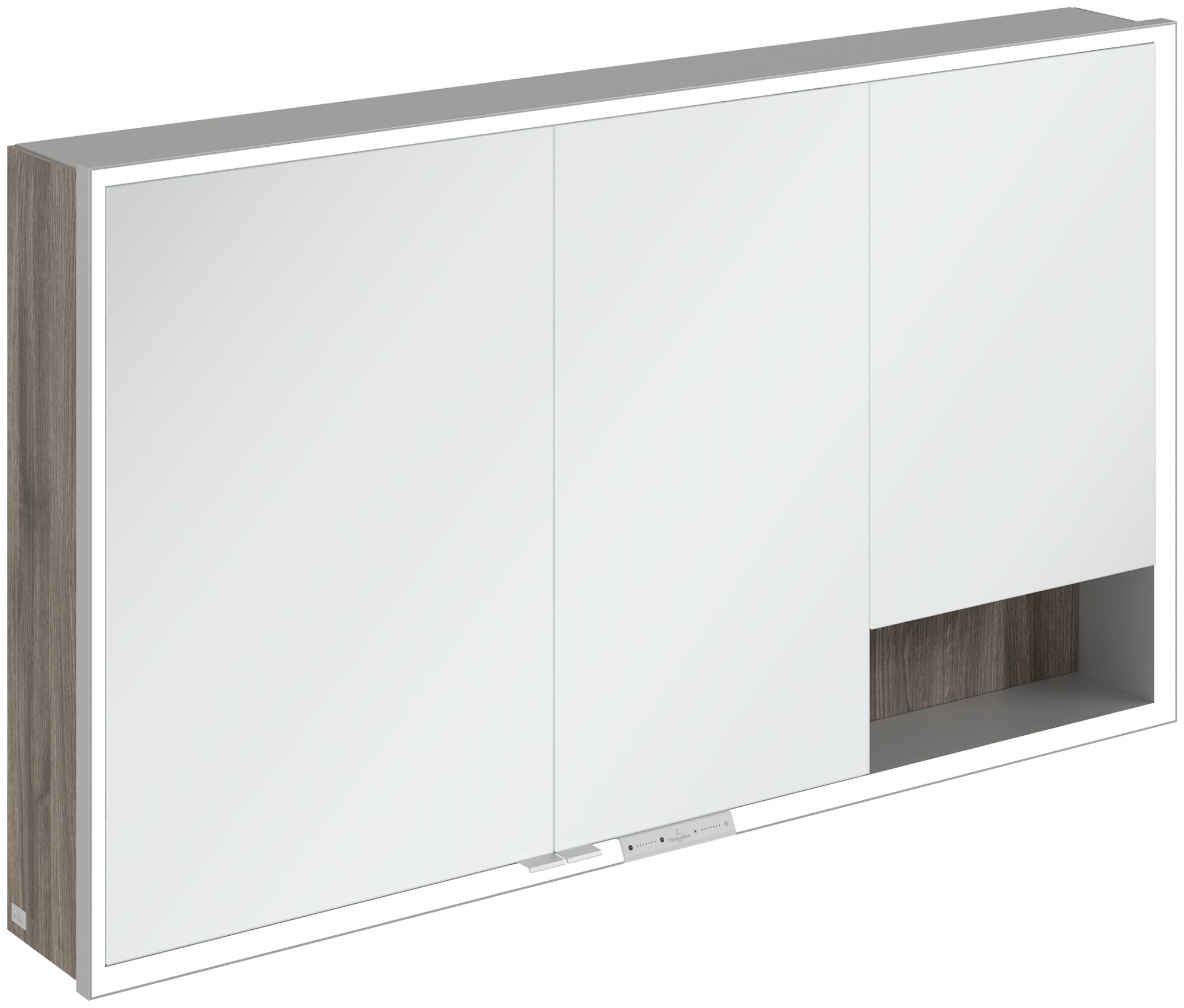 Darmowa Dostawa - Szafka 130x16.8x75 cm z lustrem dąb Villeroy & Boch My View+ A48113RK