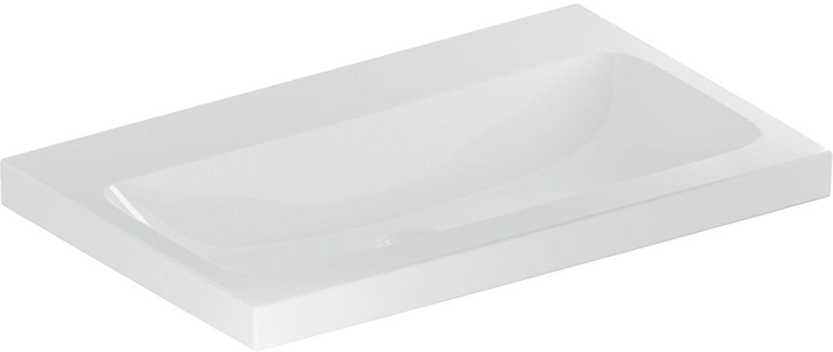Darmowa Dostawa - Umywalka 75x48 cm prostokątna meblowa biała Geberit iCon 501835008