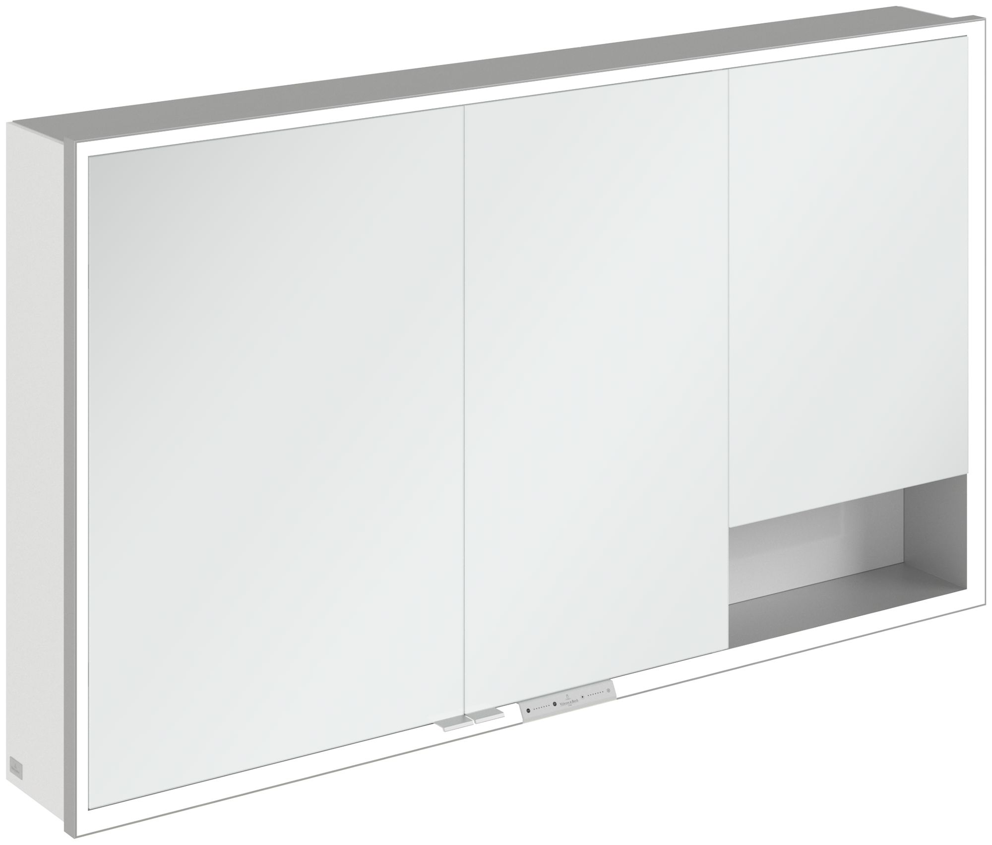 Darmowa Dostawa - Szafka 130x16.8x75 cm z lustrem biała Villeroy & Boch My View+ A48113VE