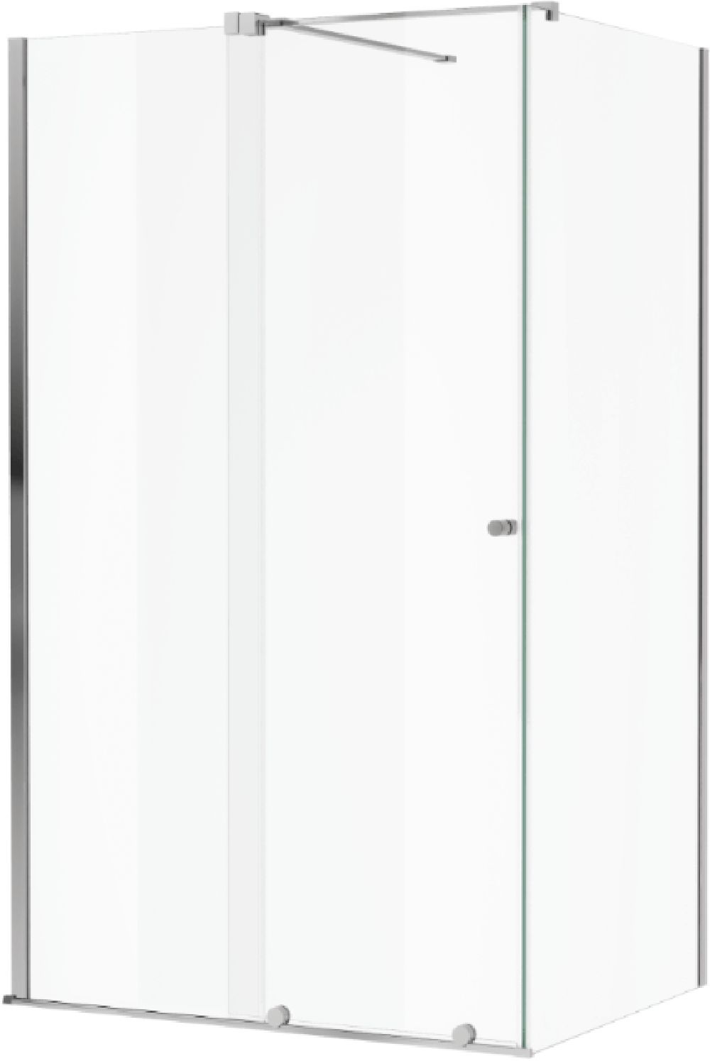 Darmowa Dostawa - Kabina prysznicowa 120x90 cm prostokątna chrom połysk/szkło przezroczyste Excellent Ortigo KAEX5016K12000900CR