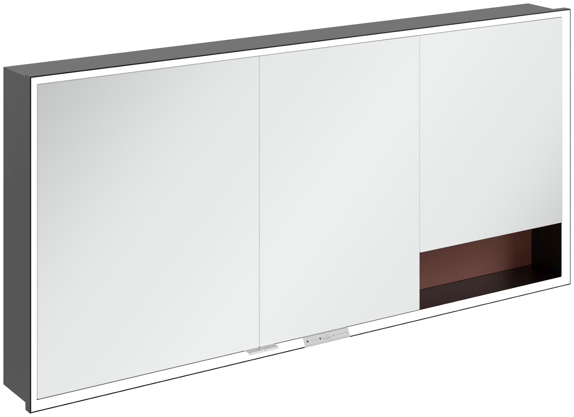 Darmowa Dostawa - Szafka 160x16.8x75 cm z lustrem czerwona Villeroy & Boch My View+ B48216AH