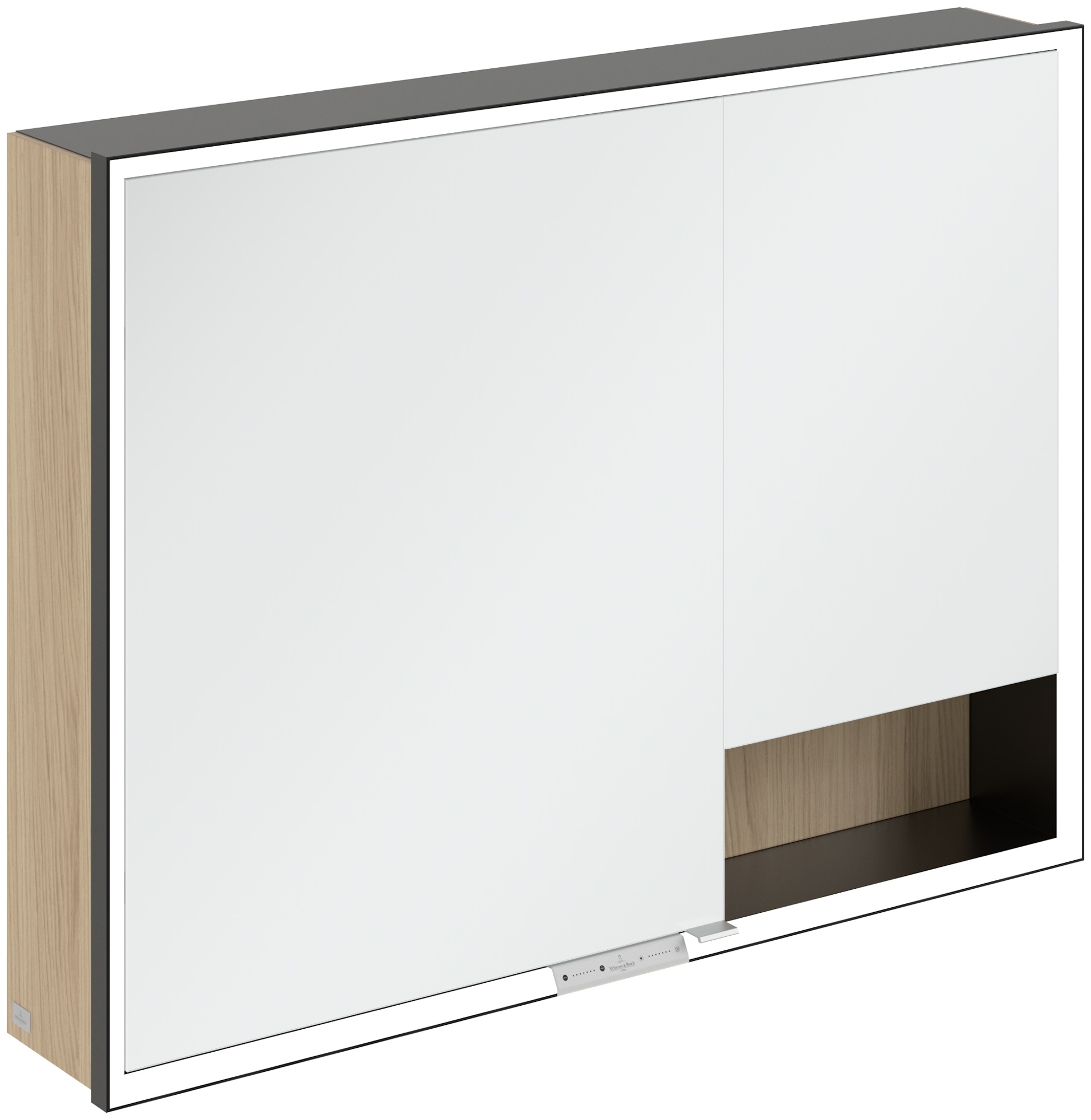 Darmowa Dostawa - Szafka 100x16.8x75 cm z lustrem dąb Villeroy & Boch My View+ B48110VJ