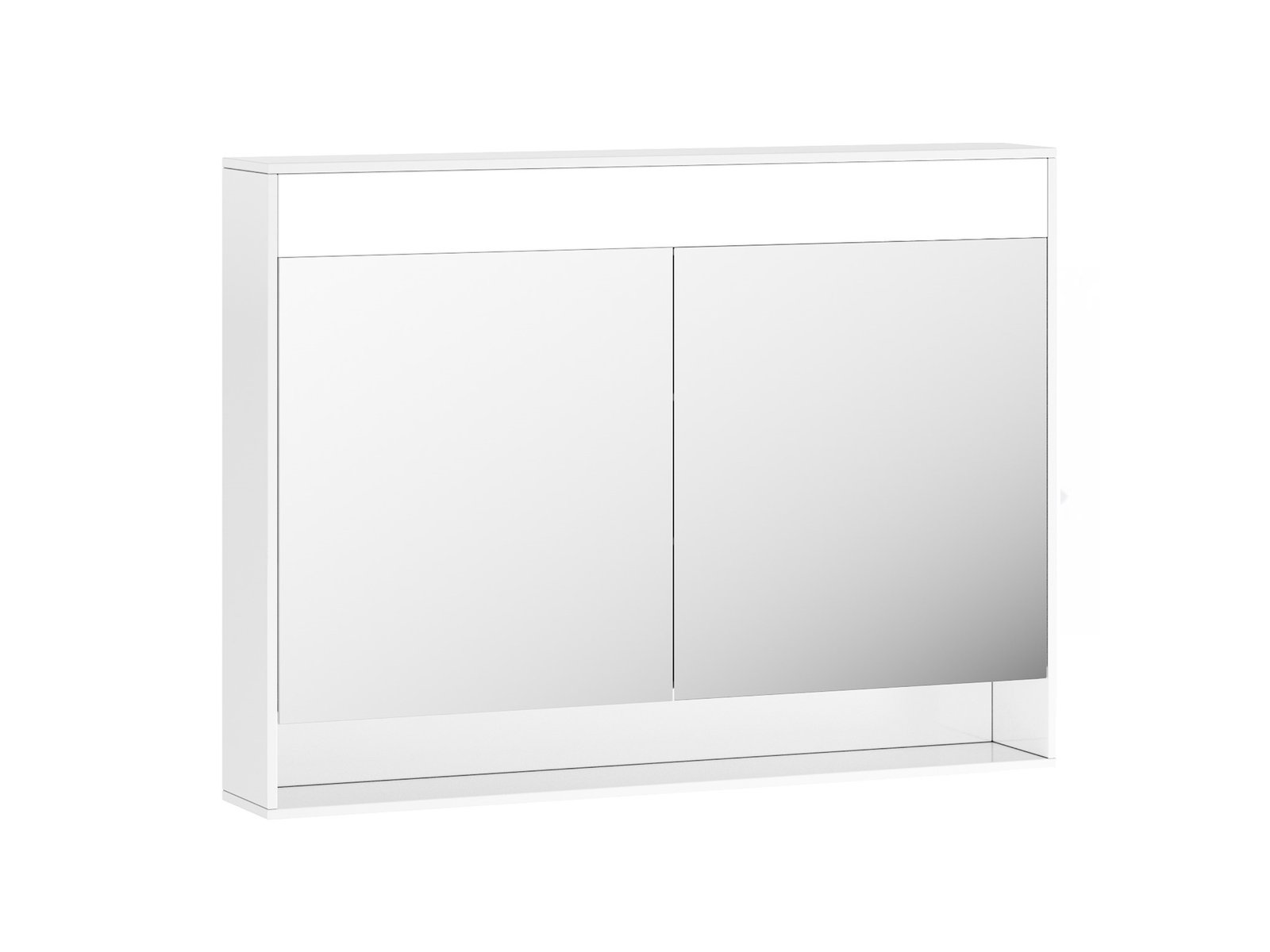 Darmowa Dostawa - Szafka 100x15x74 cm z lustrem biała Ravak Step X000001421