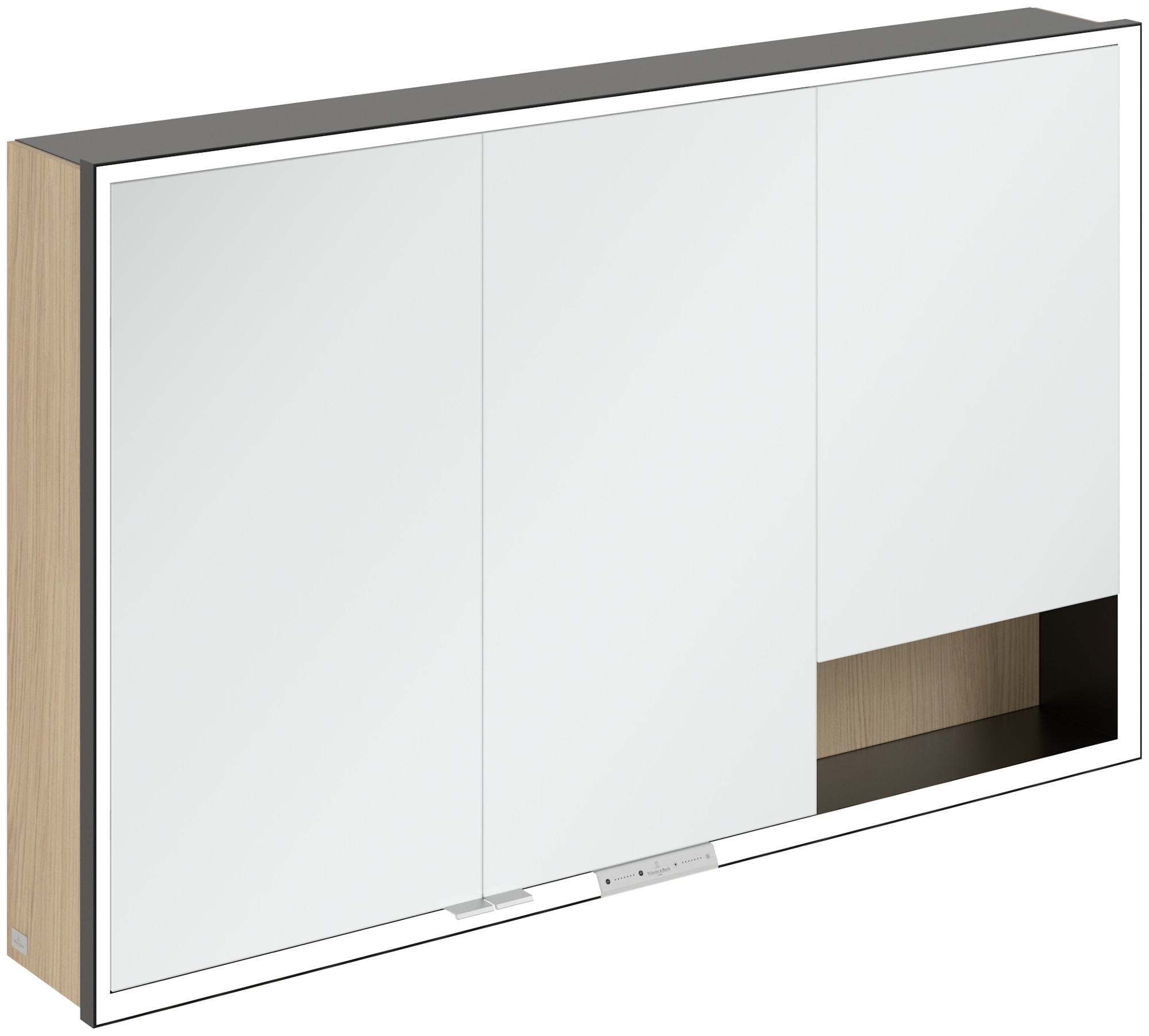Darmowa Dostawa - Szafka 120x16.8x75 cm z lustrem dąb Villeroy & Boch My View+ B48112VJ
