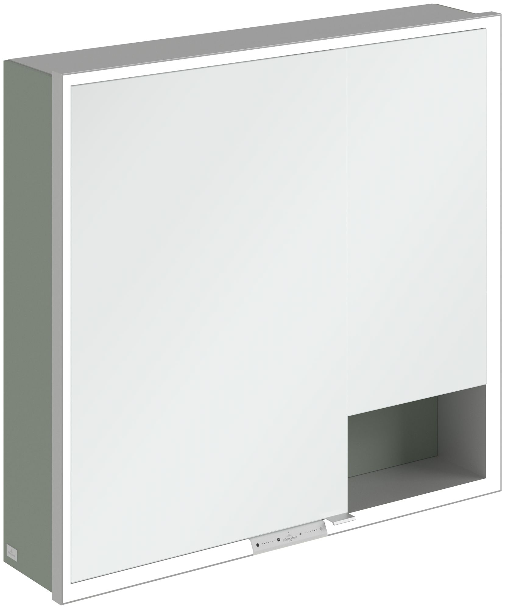 Darmowa Dostawa - Szafka 80x16.8x75 cm z lustrem zielona Villeroy & Boch My View+ A48180AF