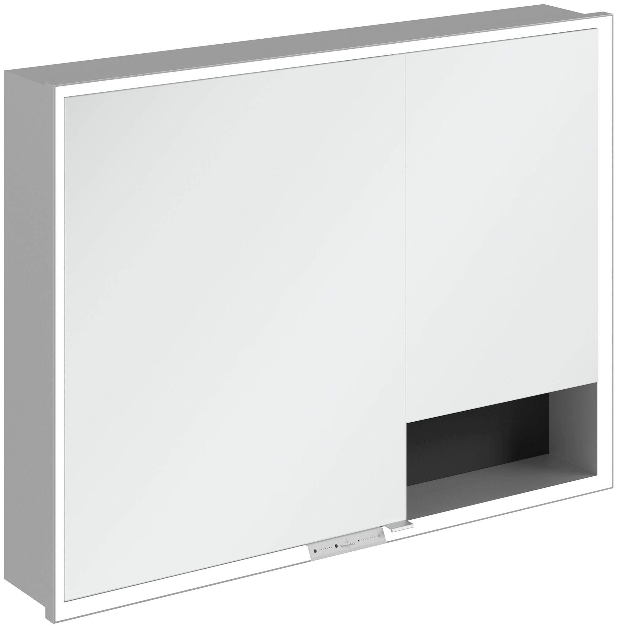 Darmowa Dostawa - Szafka 100x16.8x75 cm z lustrem czarna Villeroy & Boch My View+ A48210VL