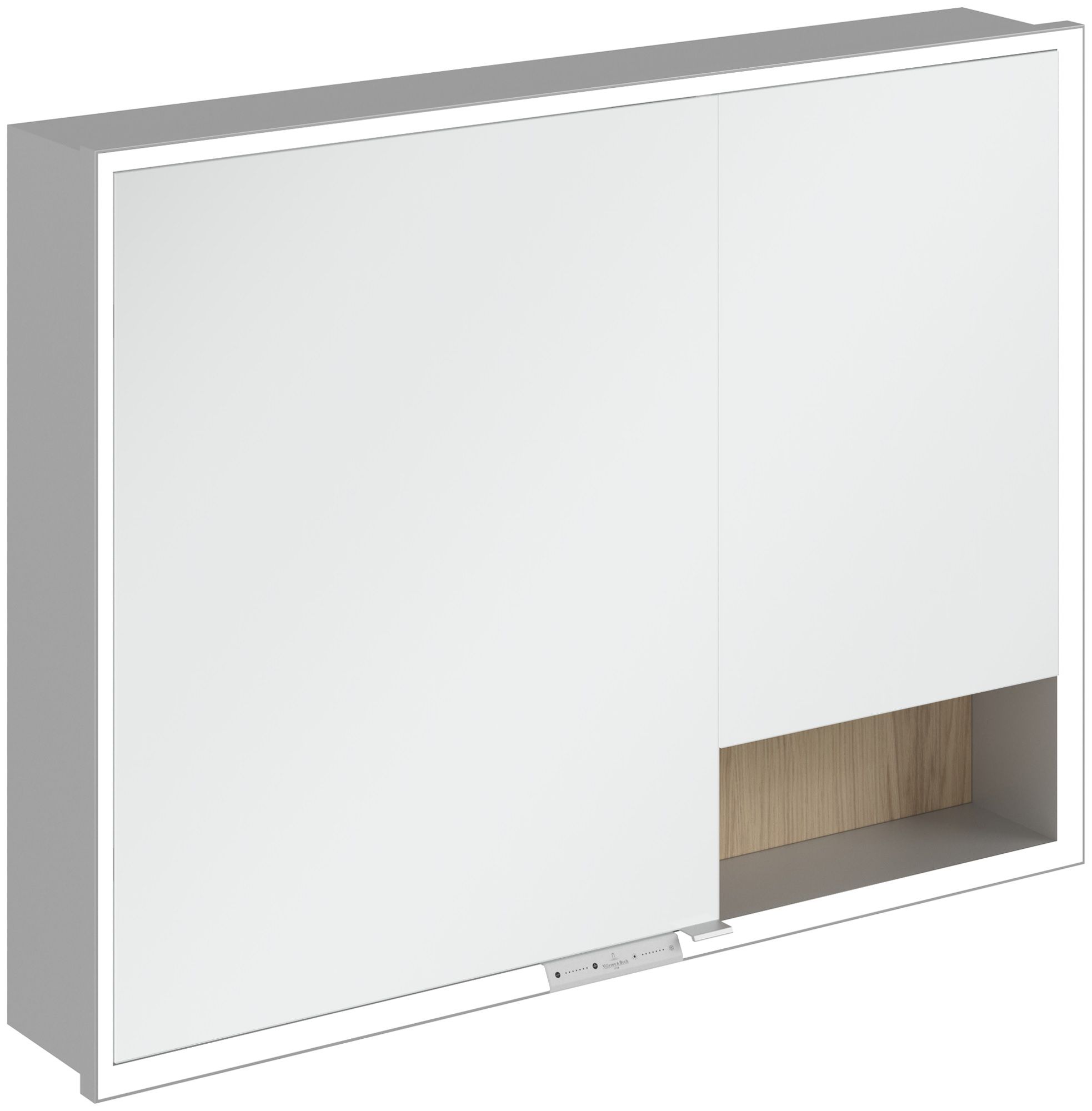 Darmowa Dostawa - Szafka 100x16.8x75 cm z lustrem dąb Villeroy & Boch My View+ A48210VJ