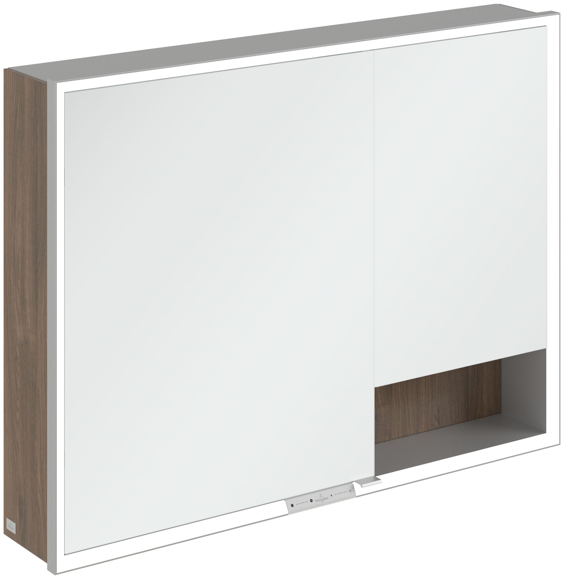 Darmowa Dostawa - Szafka 100x16.8x75 cm z lustrem dąb Villeroy & Boch My View+ A48110VH
