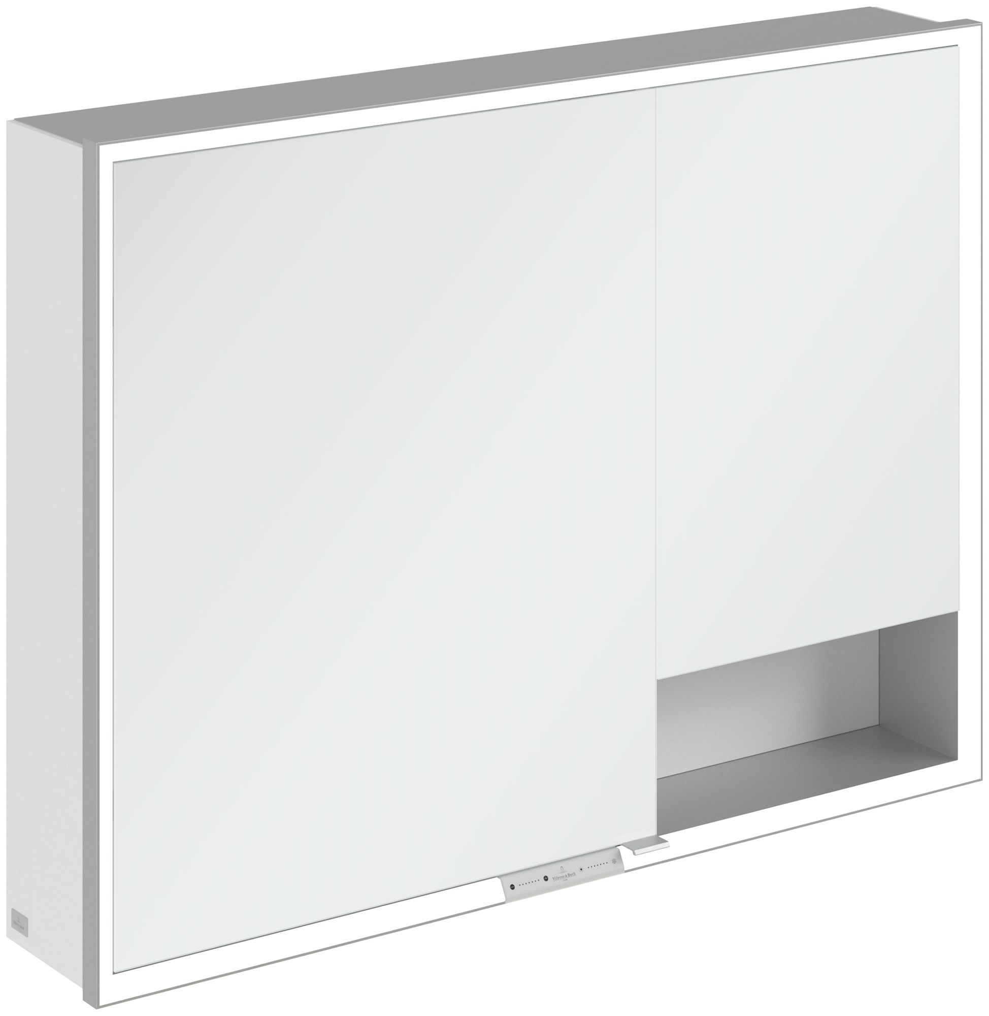 Darmowa Dostawa - Szafka 100x16.8x75 cm z lustrem biała Villeroy & Boch My View+ A48110VF