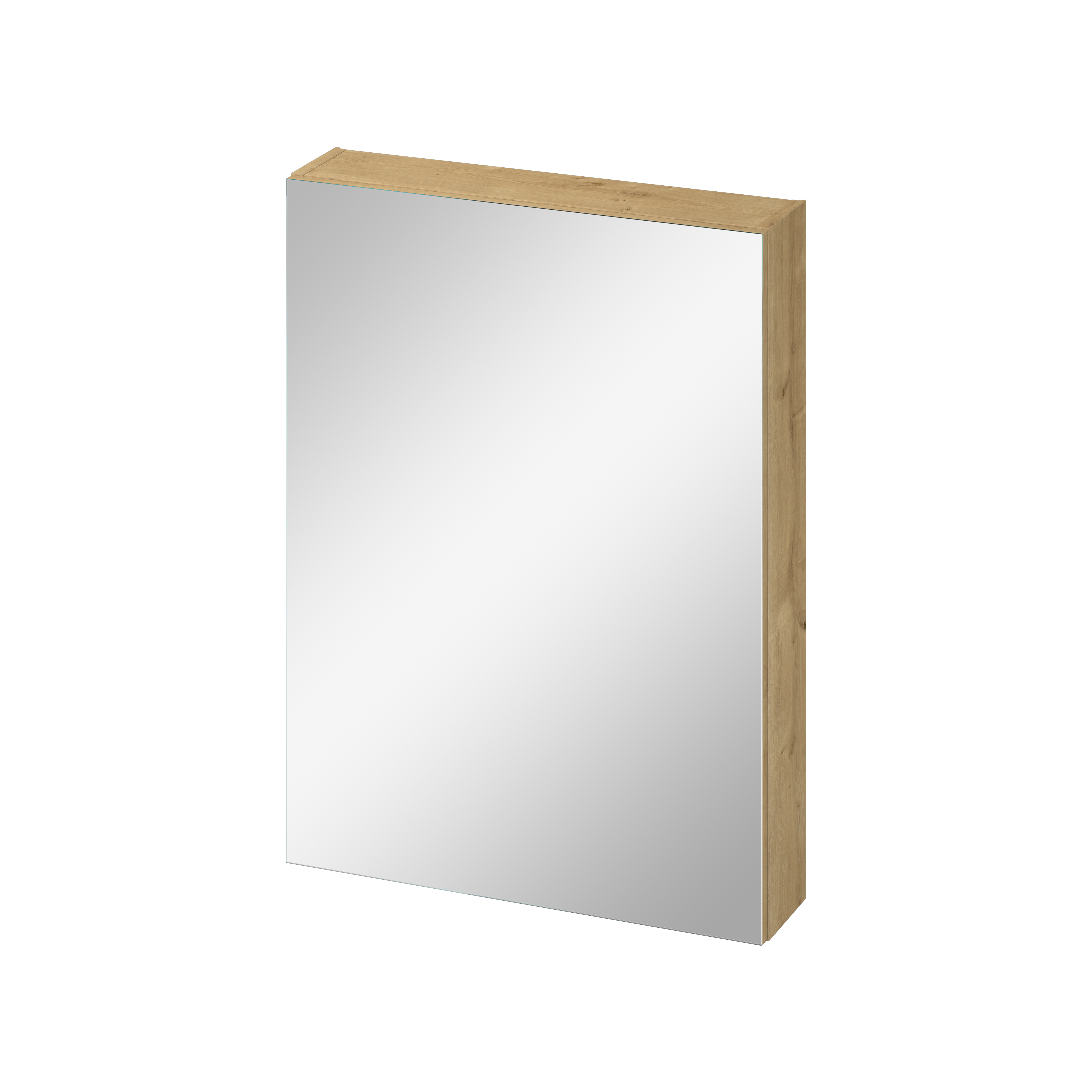 Darmowa Dostawa - Szafka 59.4x14.1x80 cm z lustrem dąb Cersanit City S584115