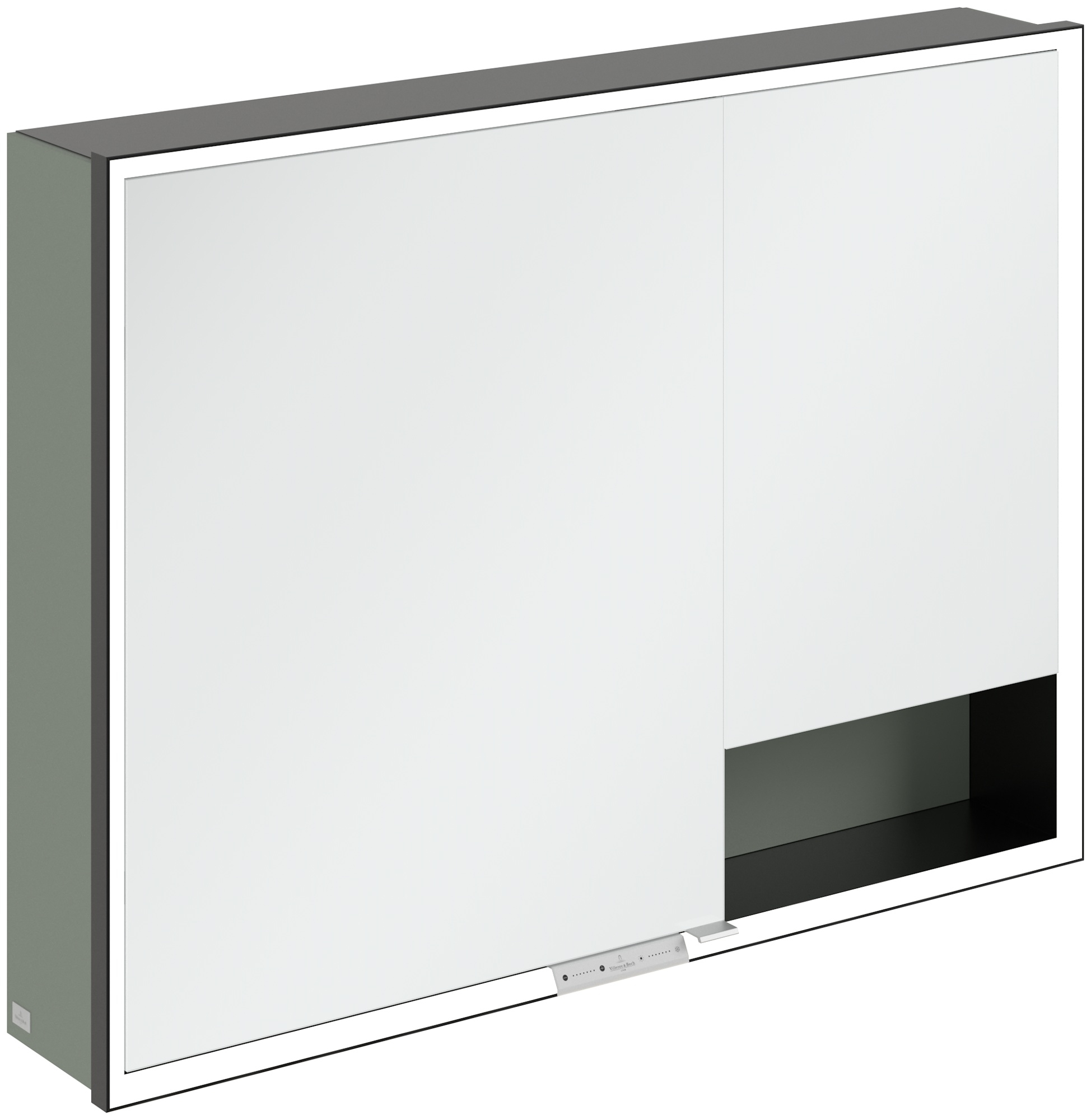 Darmowa Dostawa - Szafka 100x16.8x75 cm z lustrem zielona Villeroy & Boch My View+ B48110AF