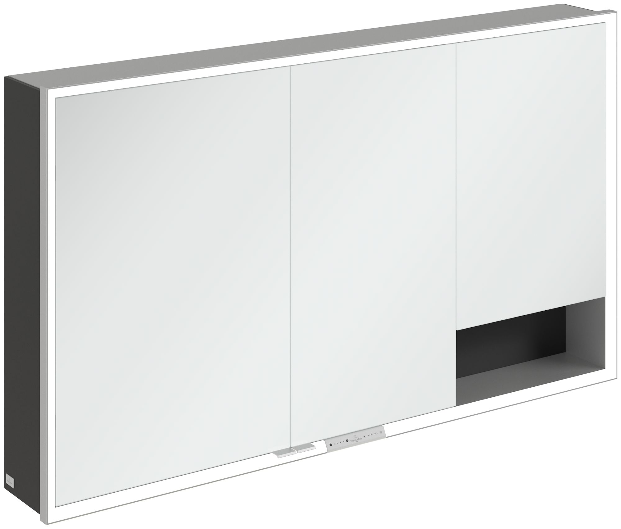 Darmowa Dostawa - Szafka 130x16.8x75 cm z lustrem czarna Villeroy & Boch My View+ A48113VL