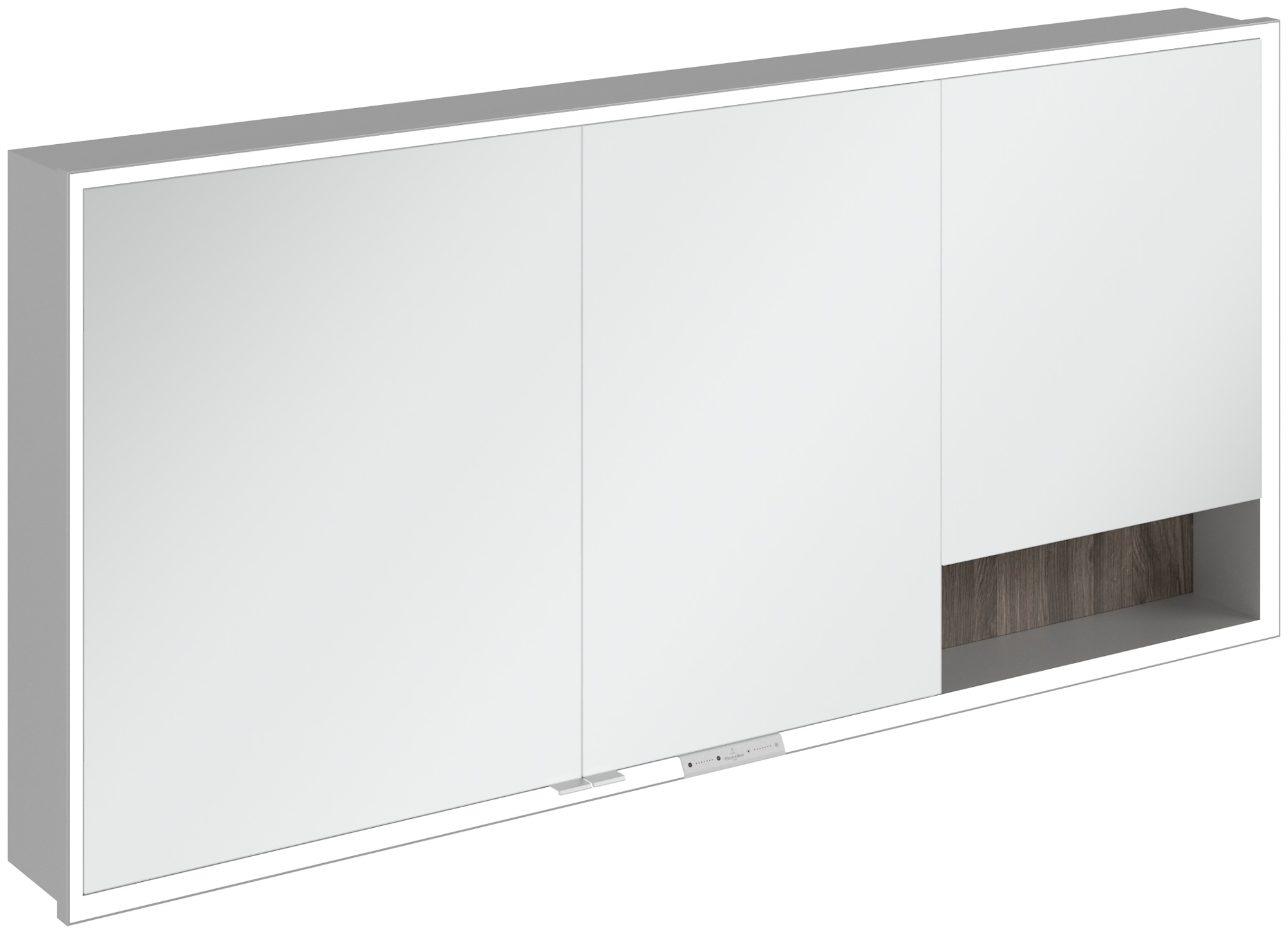 Darmowa Dostawa - Szafka 160x16.8x75 cm z lustrem dąb Villeroy & Boch My View+ A48216RK