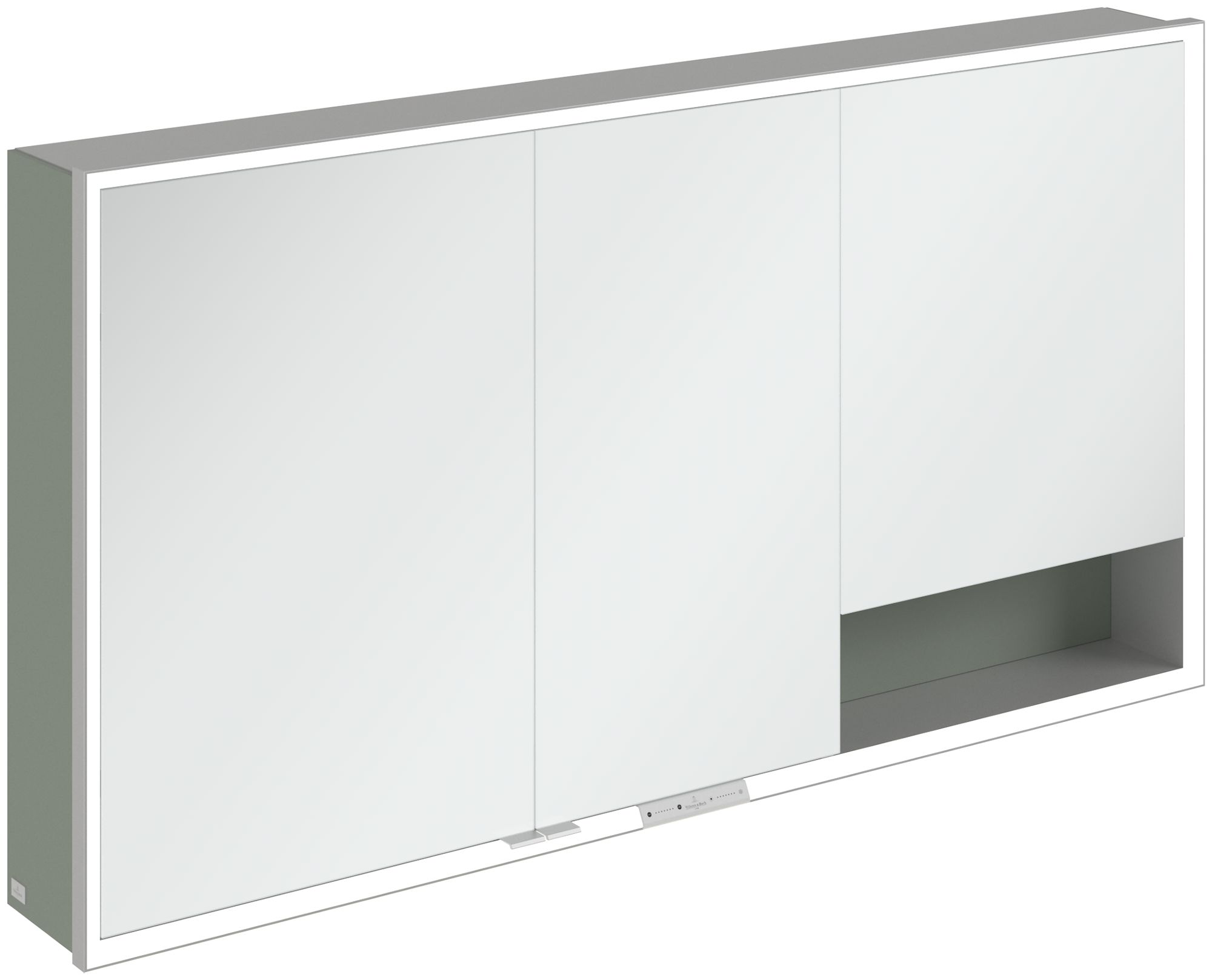 Darmowa Dostawa - Szafka 140x16.8x75 cm z lustrem zielona Villeroy & Boch My View+ A48114AF