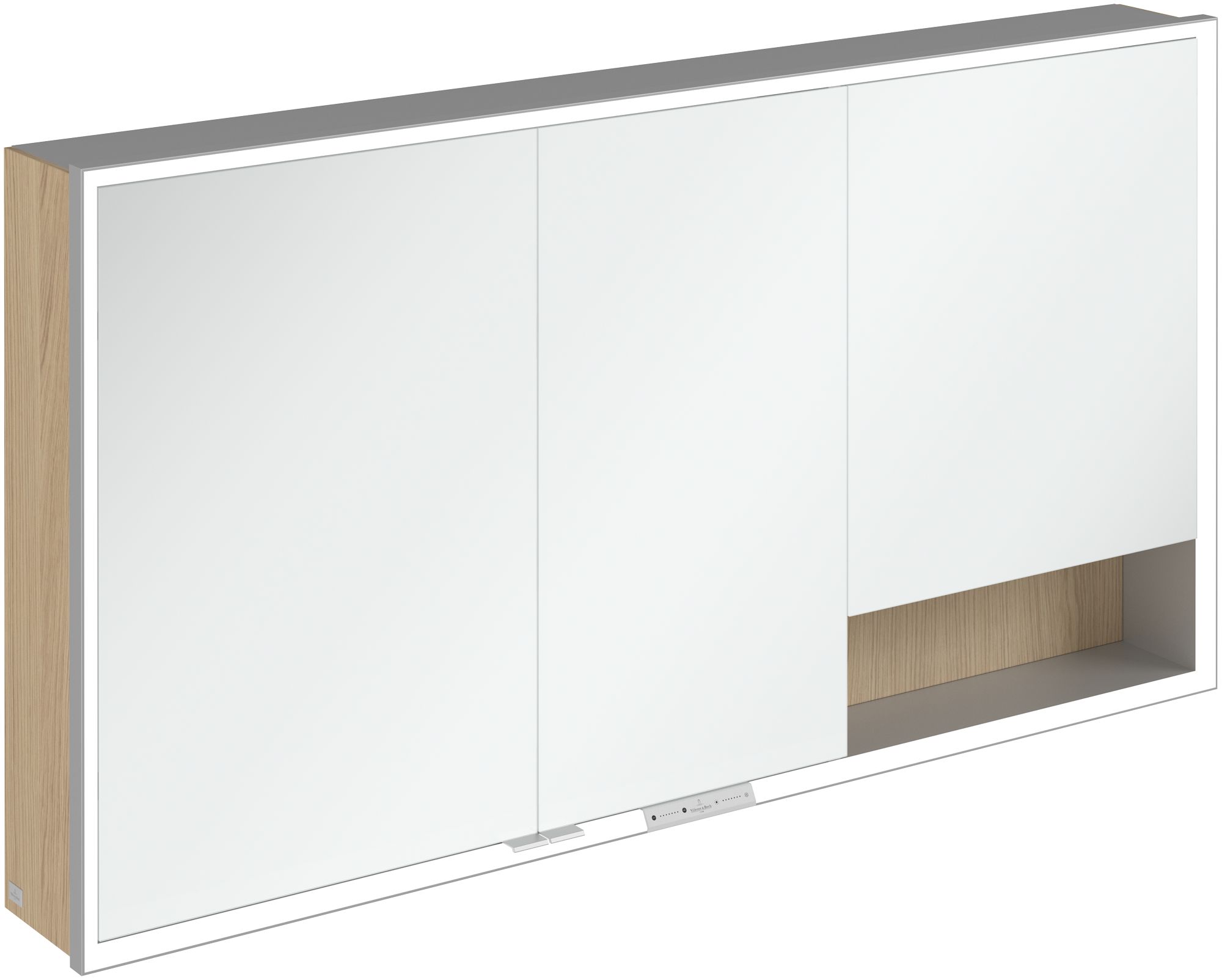 Darmowa Dostawa - Szafka 140x16.8x75 cm z lustrem dąb Villeroy & Boch My View+ A48114VJ
