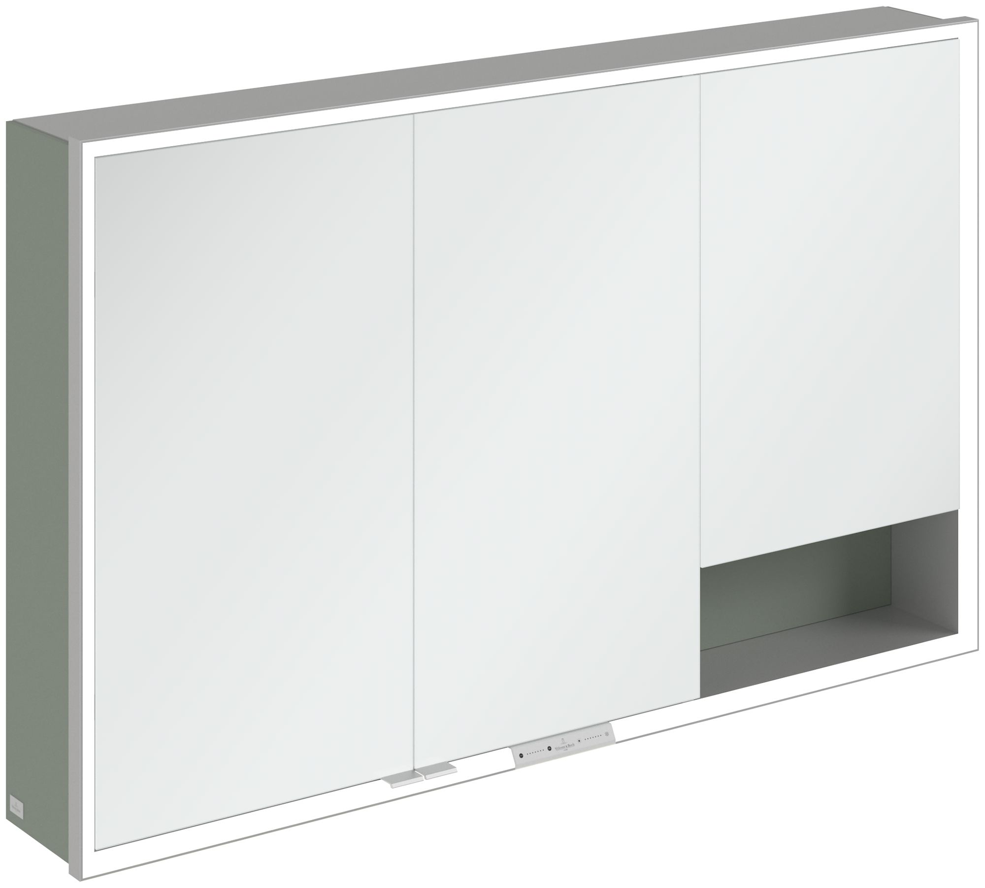 Darmowa Dostawa - Szafka 120x16.8x75 cm z lustrem zielona Villeroy & Boch My View+ A48112AF
