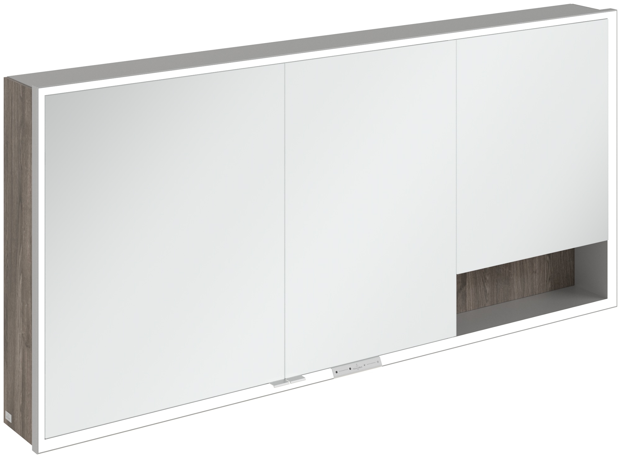 Darmowa Dostawa - Szafka 160x16.8x75 cm z lustrem dąb Villeroy & Boch My View+ A48116RK