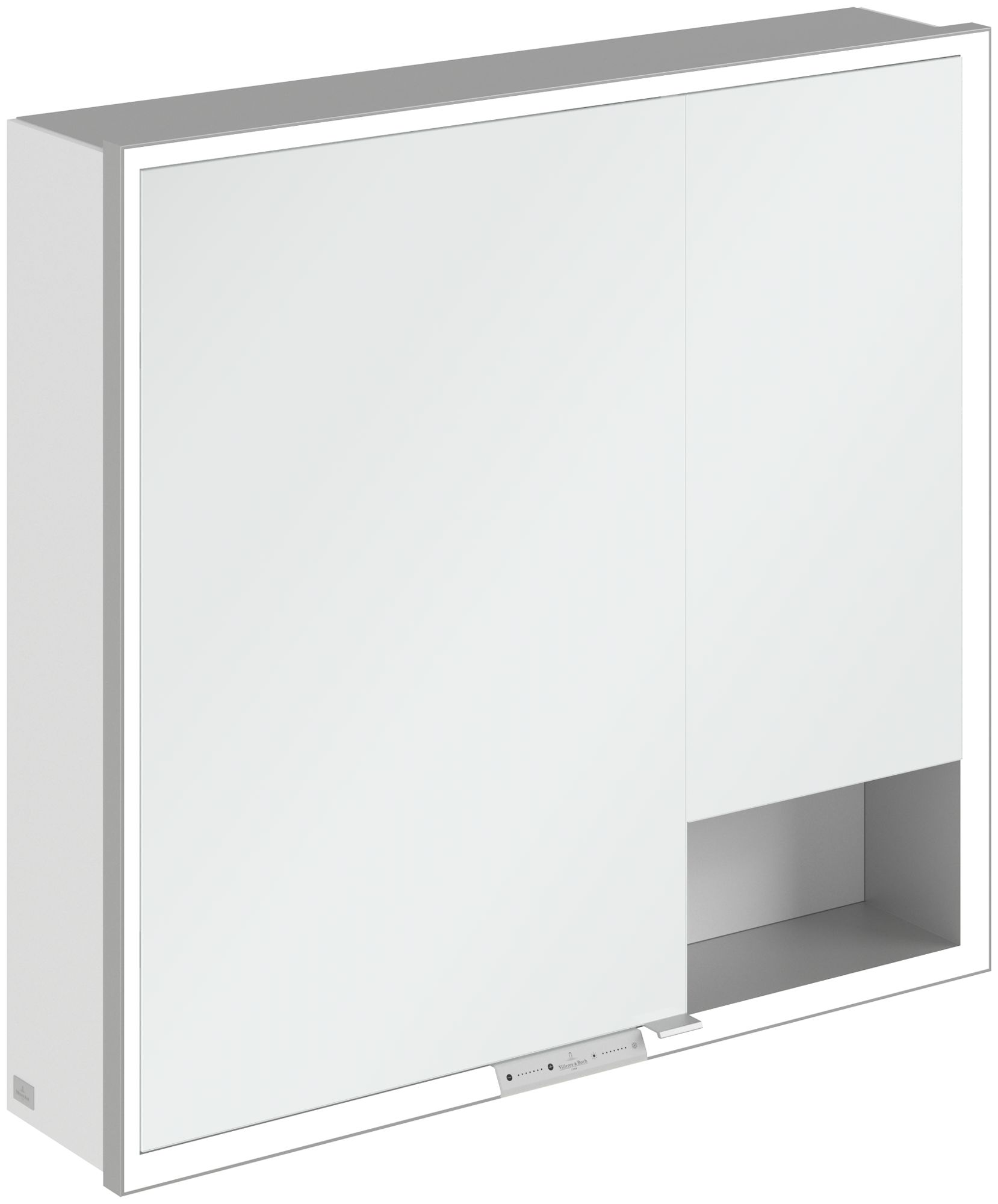 Darmowa Dostawa - Szafka 80x16.8x75 cm z lustrem biała Villeroy & Boch My View+ A48180VF