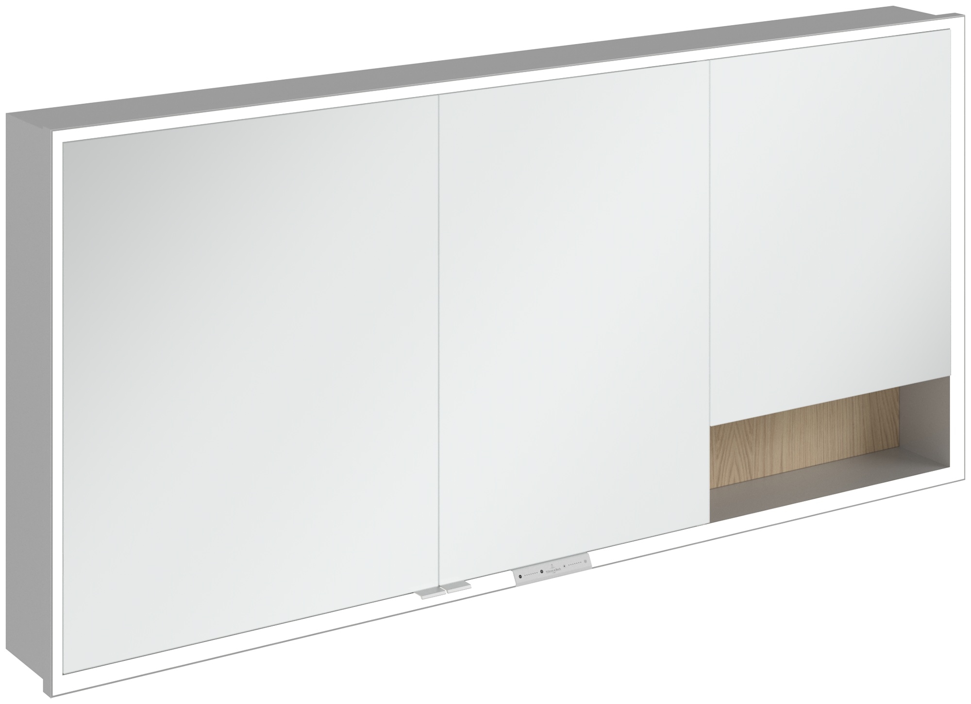 Darmowa Dostawa - Szafka 160x16.8x75 cm z lustrem dąb Villeroy & Boch My View+ A48216VJ