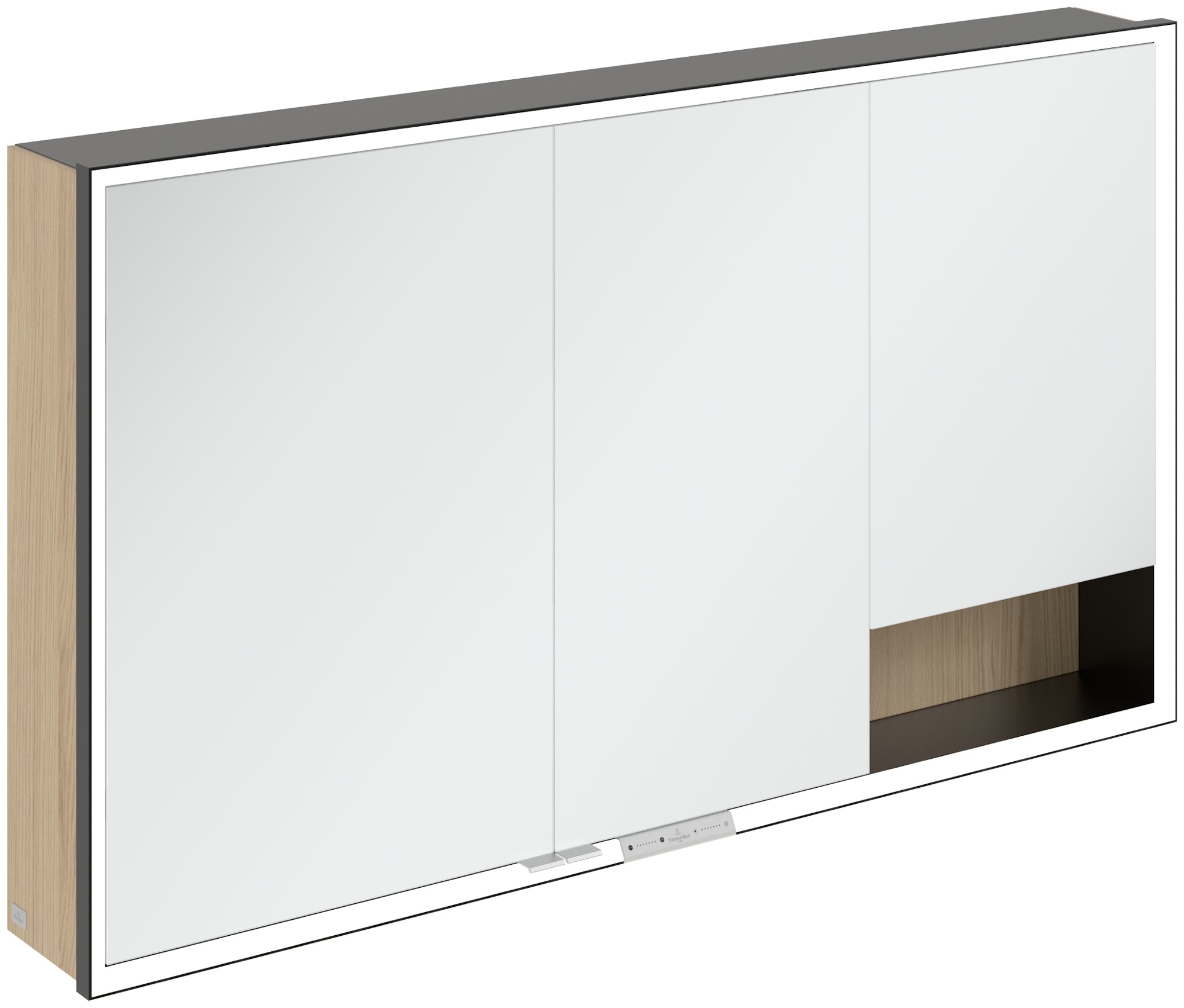 Darmowa Dostawa - Szafka 130x16.8x75 cm z lustrem dąb Villeroy & Boch My View+ B48113VJ