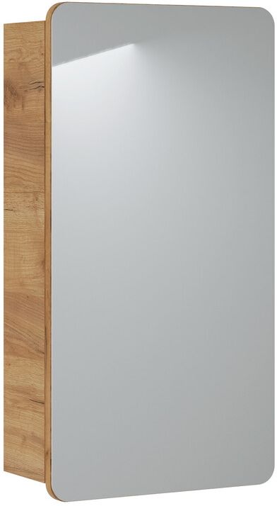 Darmowa Dostawa - Szafka 40x16x75 cm z lustrem dąb Comad Aruba ARUBA84240CMFSC