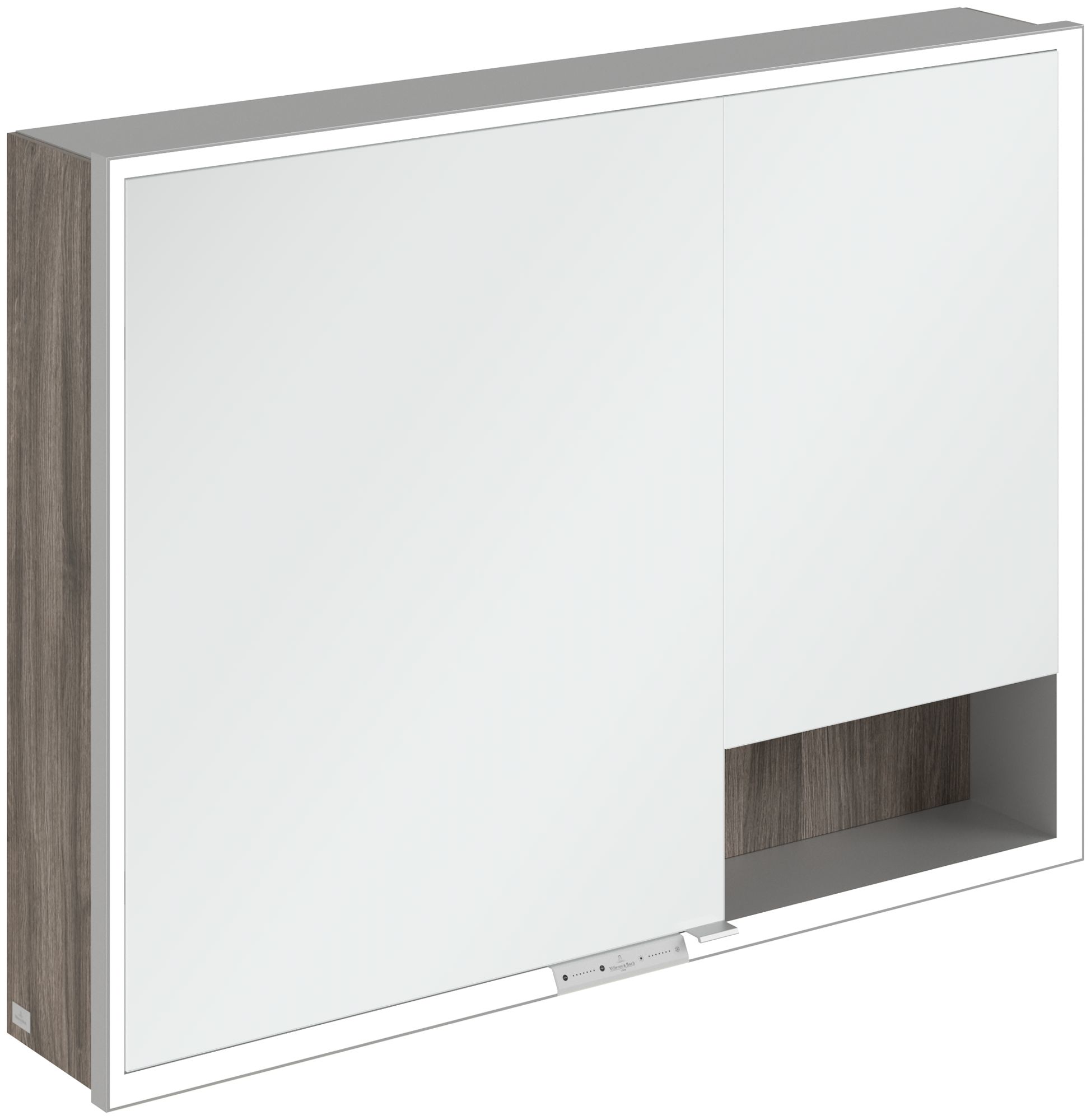 Darmowa Dostawa - Szafka 100x16.8x75 cm z lustrem dąb Villeroy & Boch My View+ A48110RK