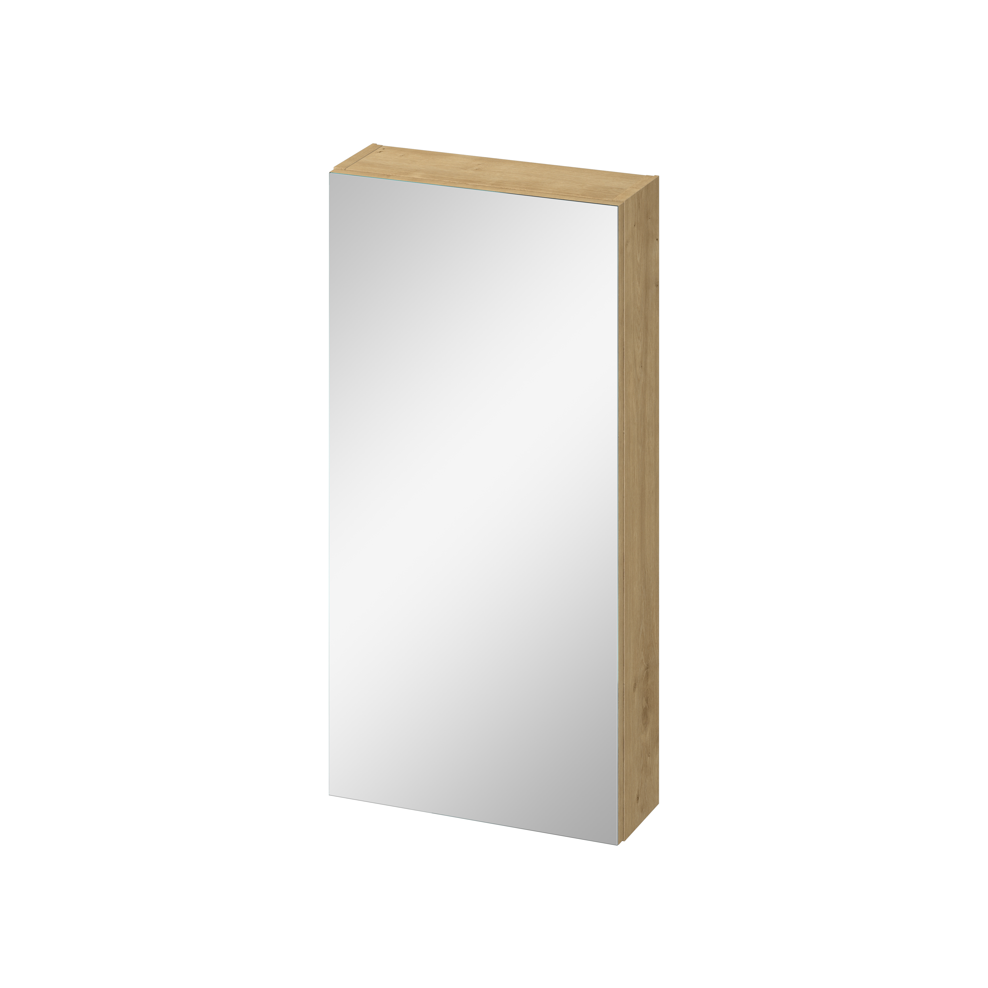 Darmowa Dostawa - Szafka 40x14.1x80 cm z lustrem dąb Cersanit City S584114