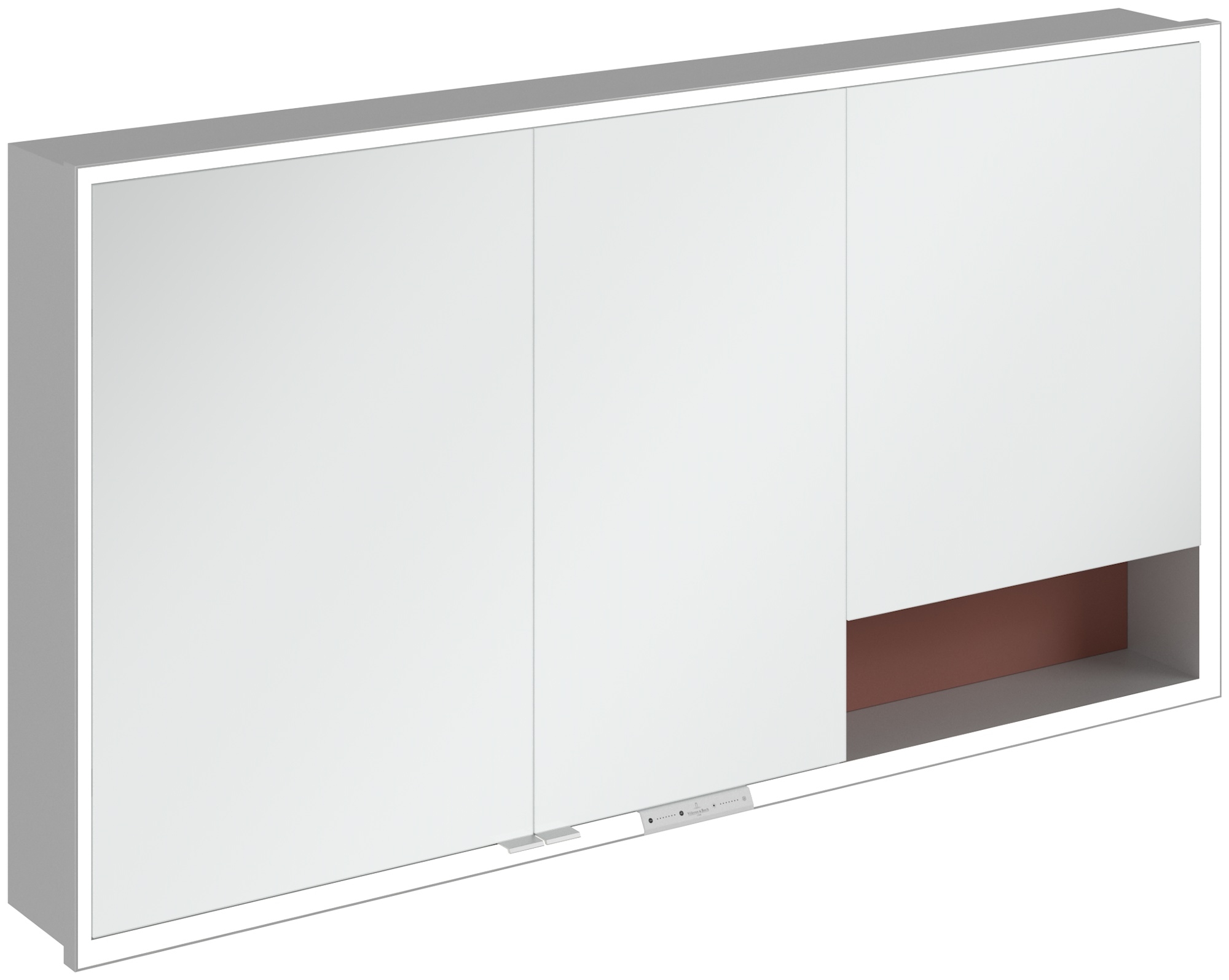 Darmowa Dostawa - Szafka 140x16.8x75 cm z lustrem czerwona Villeroy & Boch My View+ A48214AH