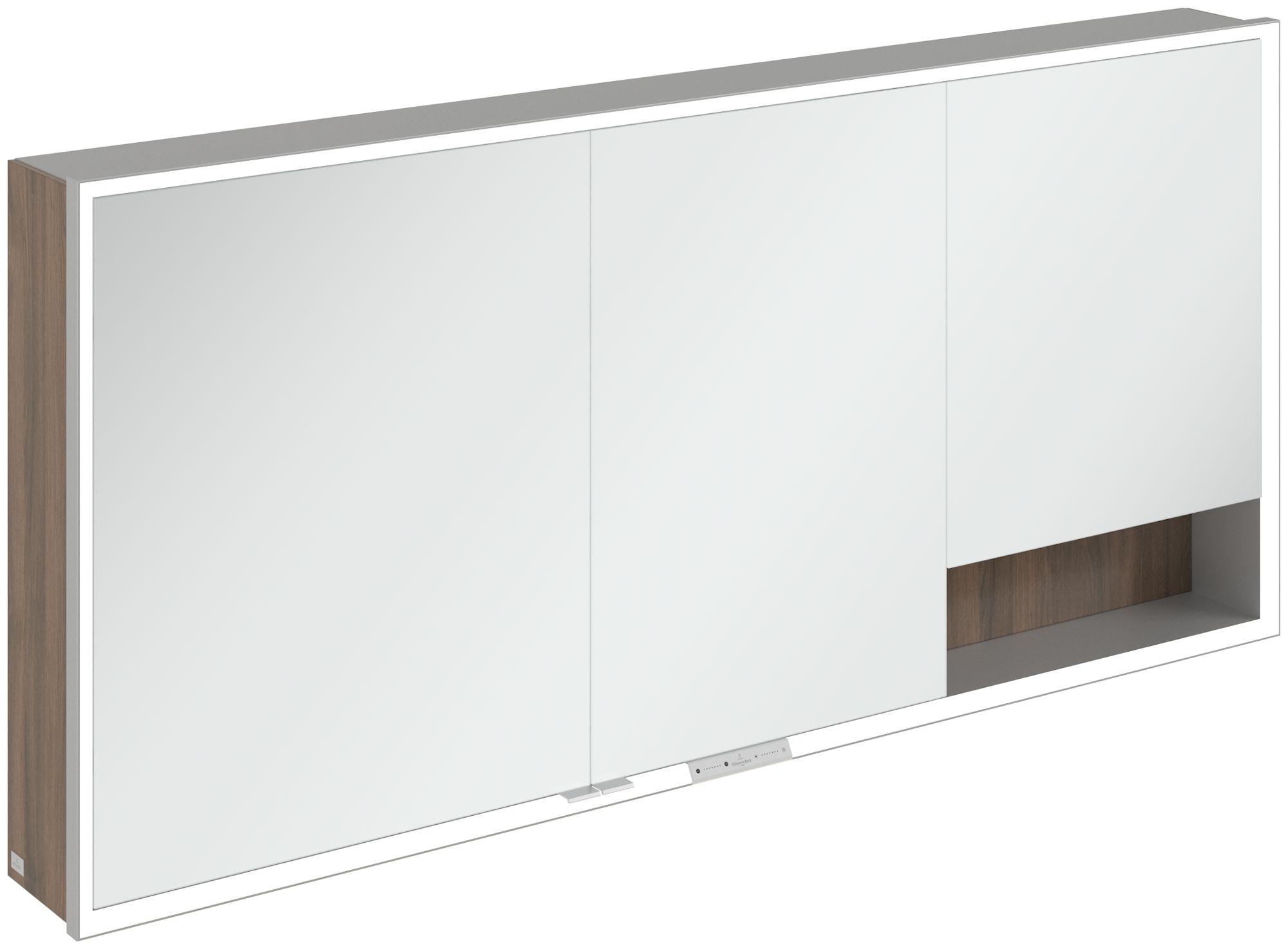 Darmowa Dostawa - Szafka 160x16.8x75 cm z lustrem dąb Villeroy & Boch My View+ A48116VH