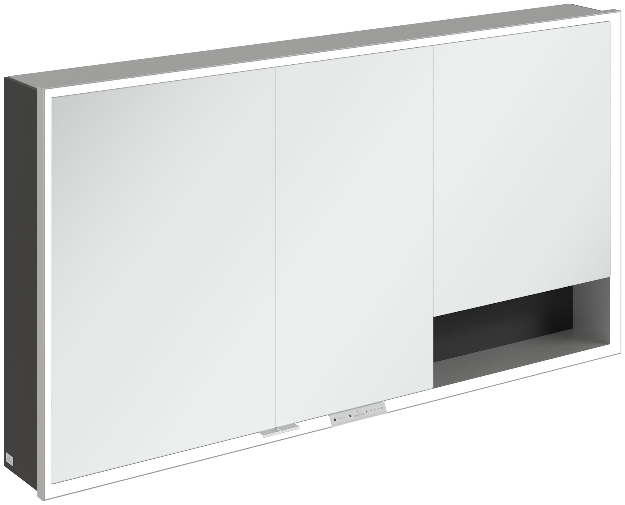 Darmowa Dostawa - Szafka 140x16.8x75 cm z lustrem czarna Villeroy & Boch My View+ A48114VL