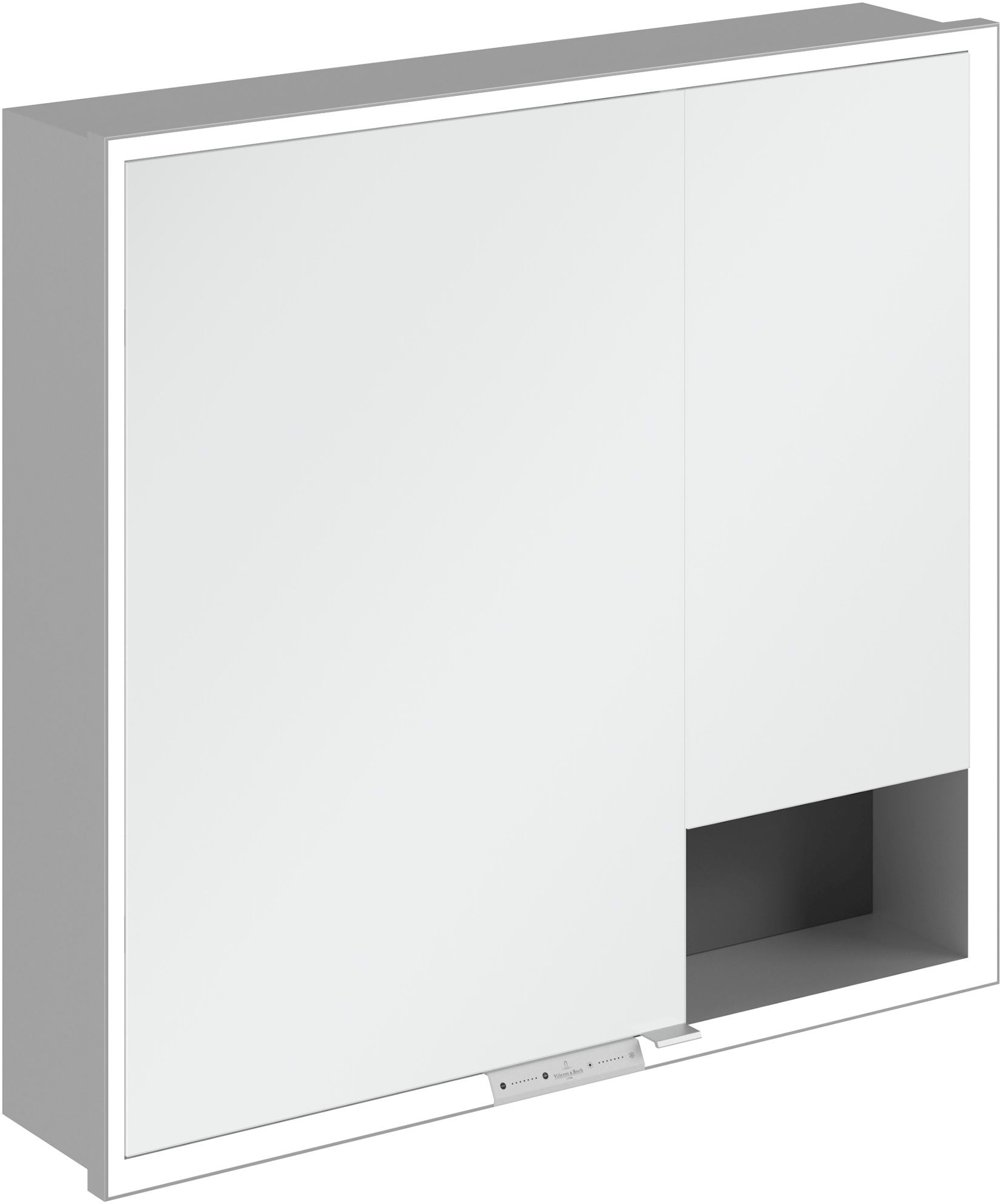 Darmowa Dostawa - Szafka 80x16.8x75 cm z lustrem grafitowa Villeroy & Boch My View+ A48280VR