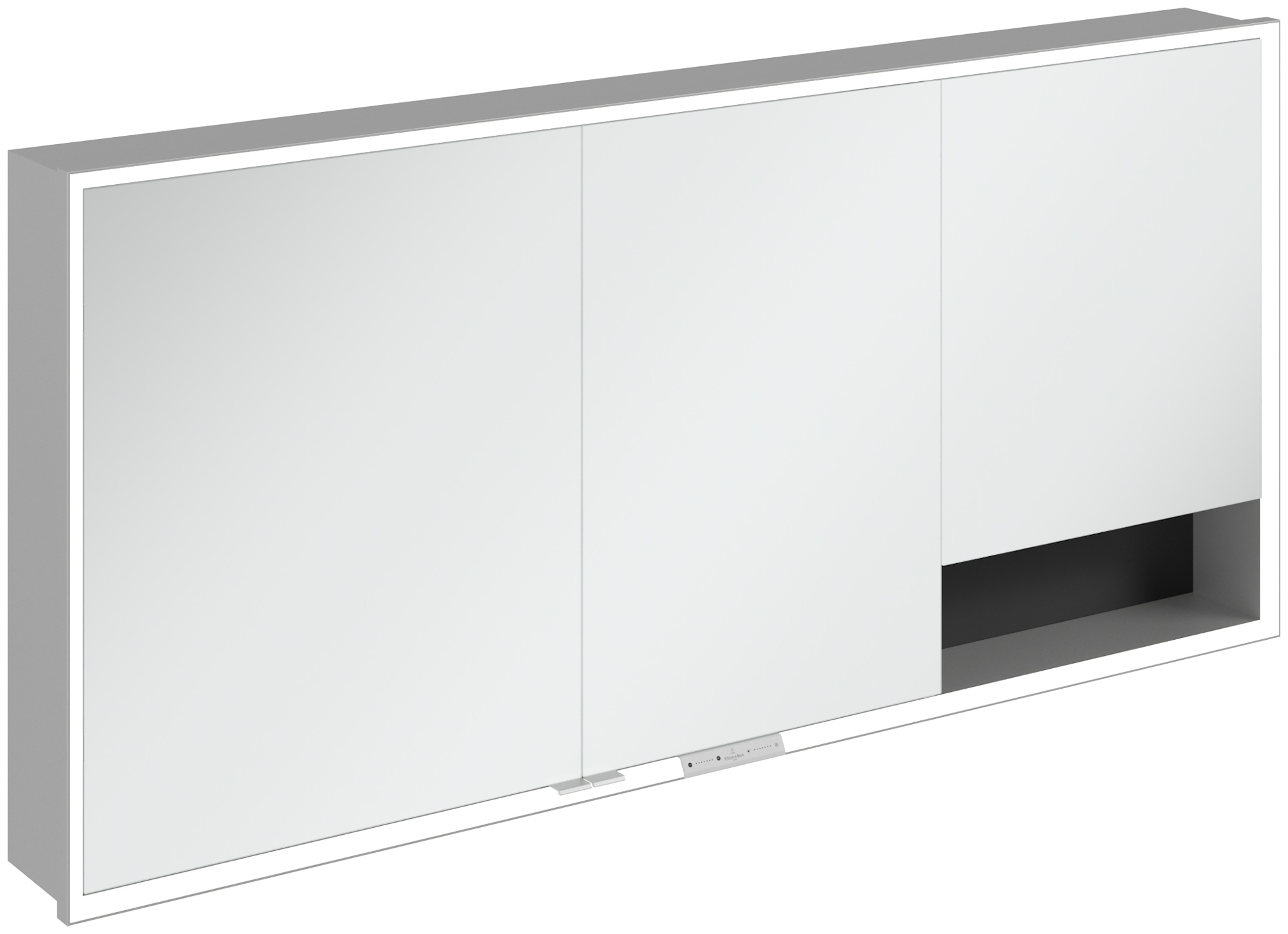 Darmowa Dostawa - Szafka 160x16.8x75 cm z lustrem czarna Villeroy & Boch My View+ A48216VL