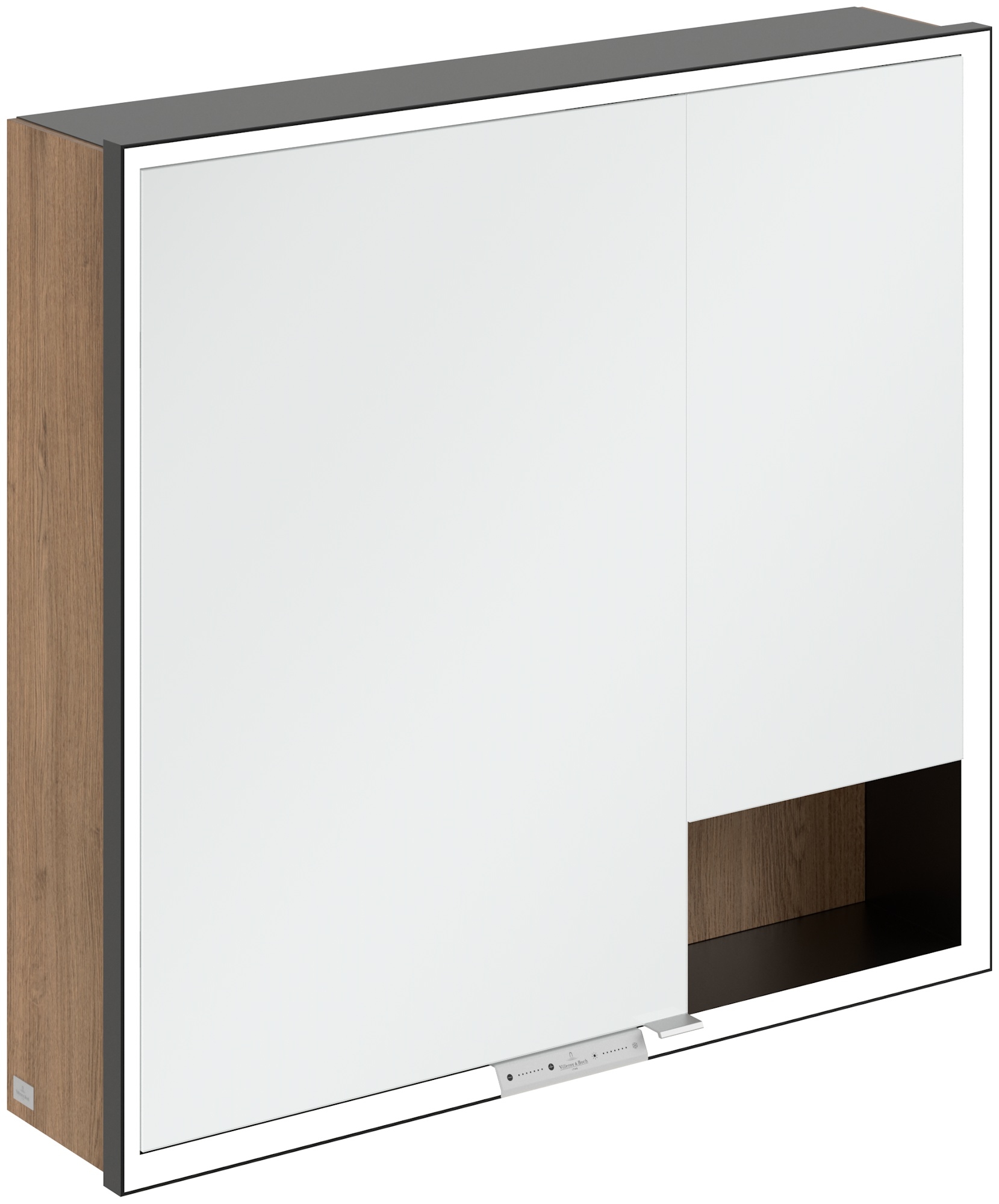 Darmowa Dostawa - Szafka 80x16.8x75 cm z lustrem dąb Villeroy & Boch My View+ B48180RH