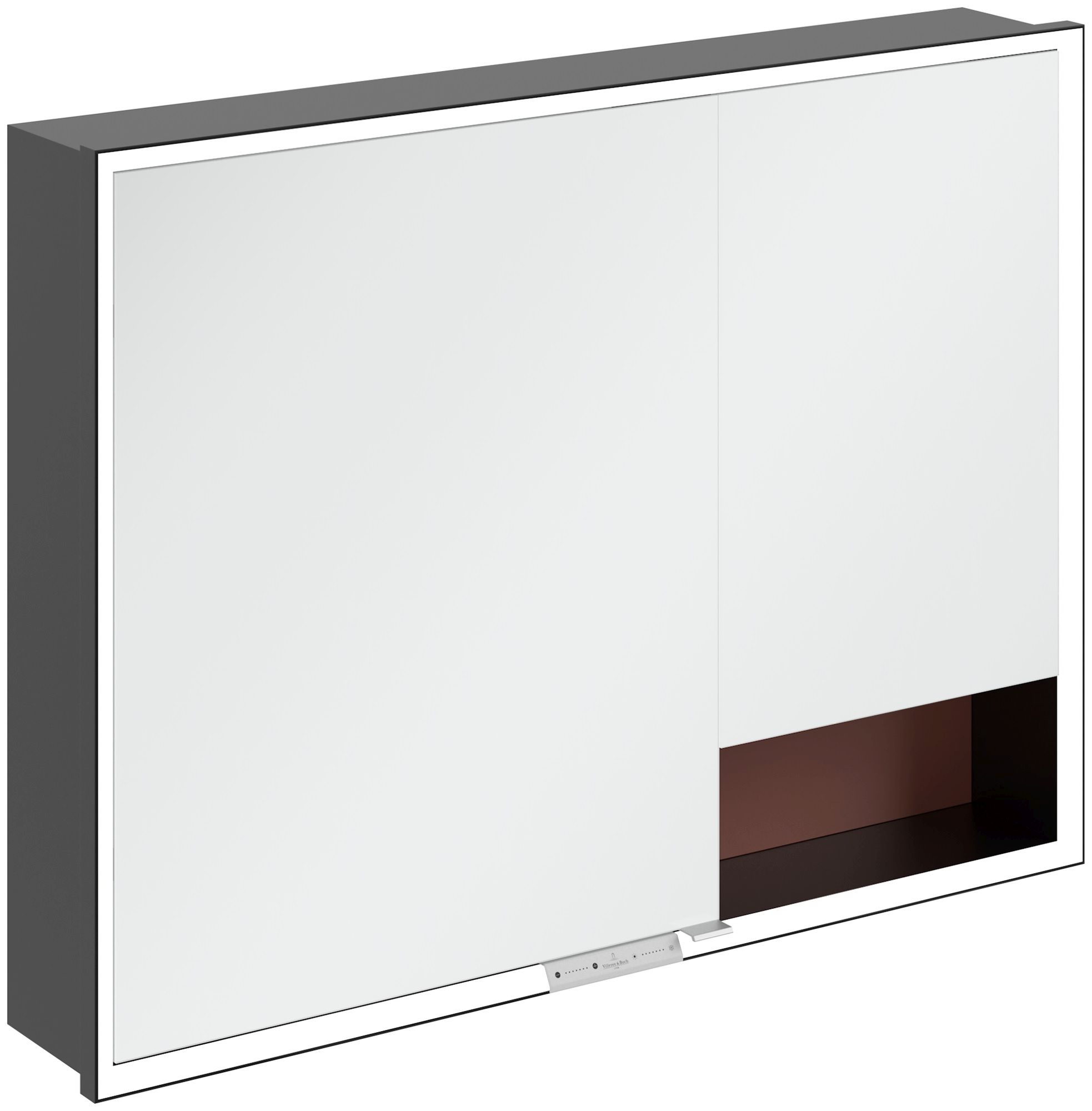 Darmowa Dostawa - Szafka 100x16.8x75 cm z lustrem czerwona Villeroy & Boch My View+ B48210AH