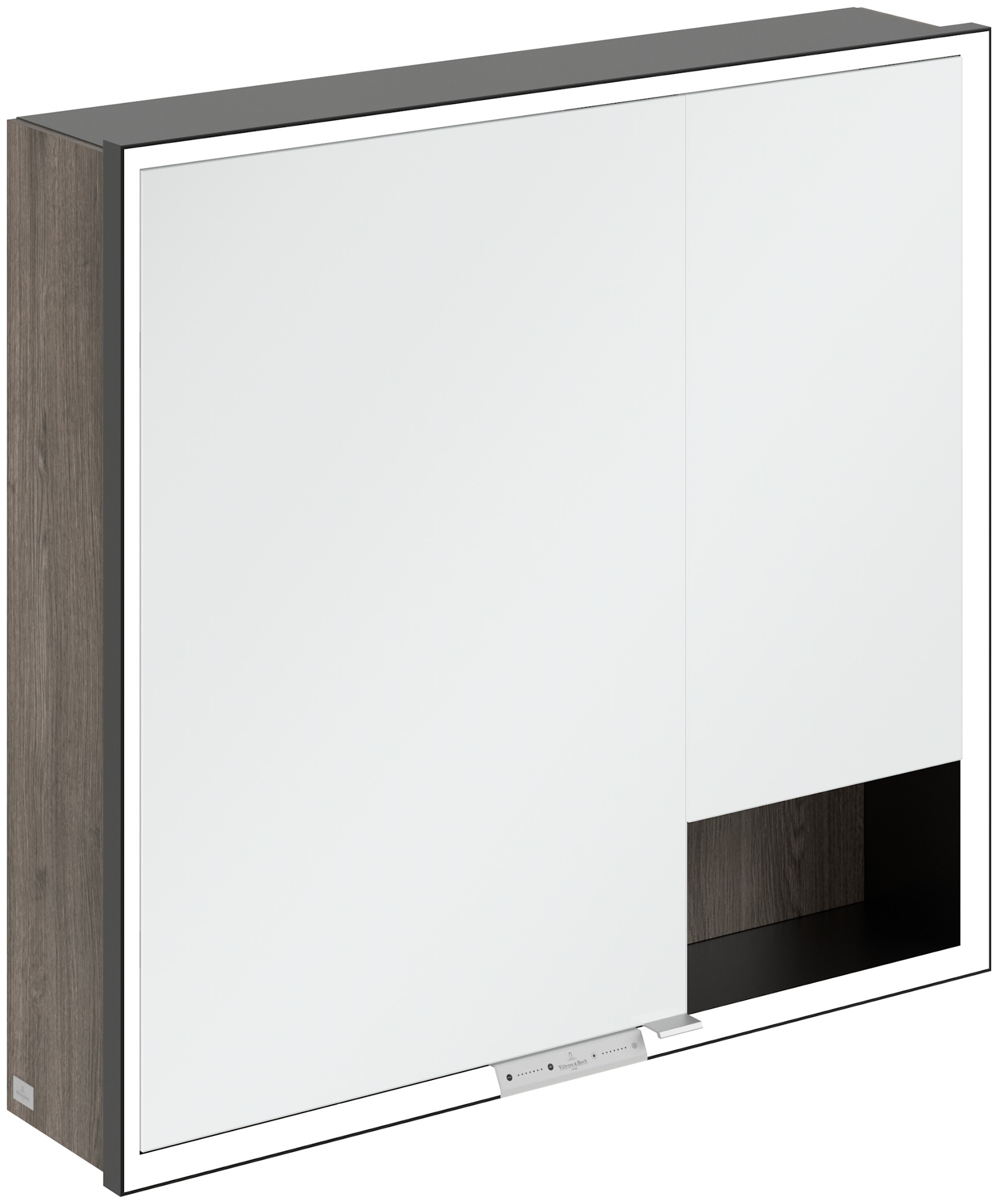 Darmowa Dostawa - Szafka 80x16.8x75 cm z lustrem dąb Villeroy & Boch My View+ B48180RK
