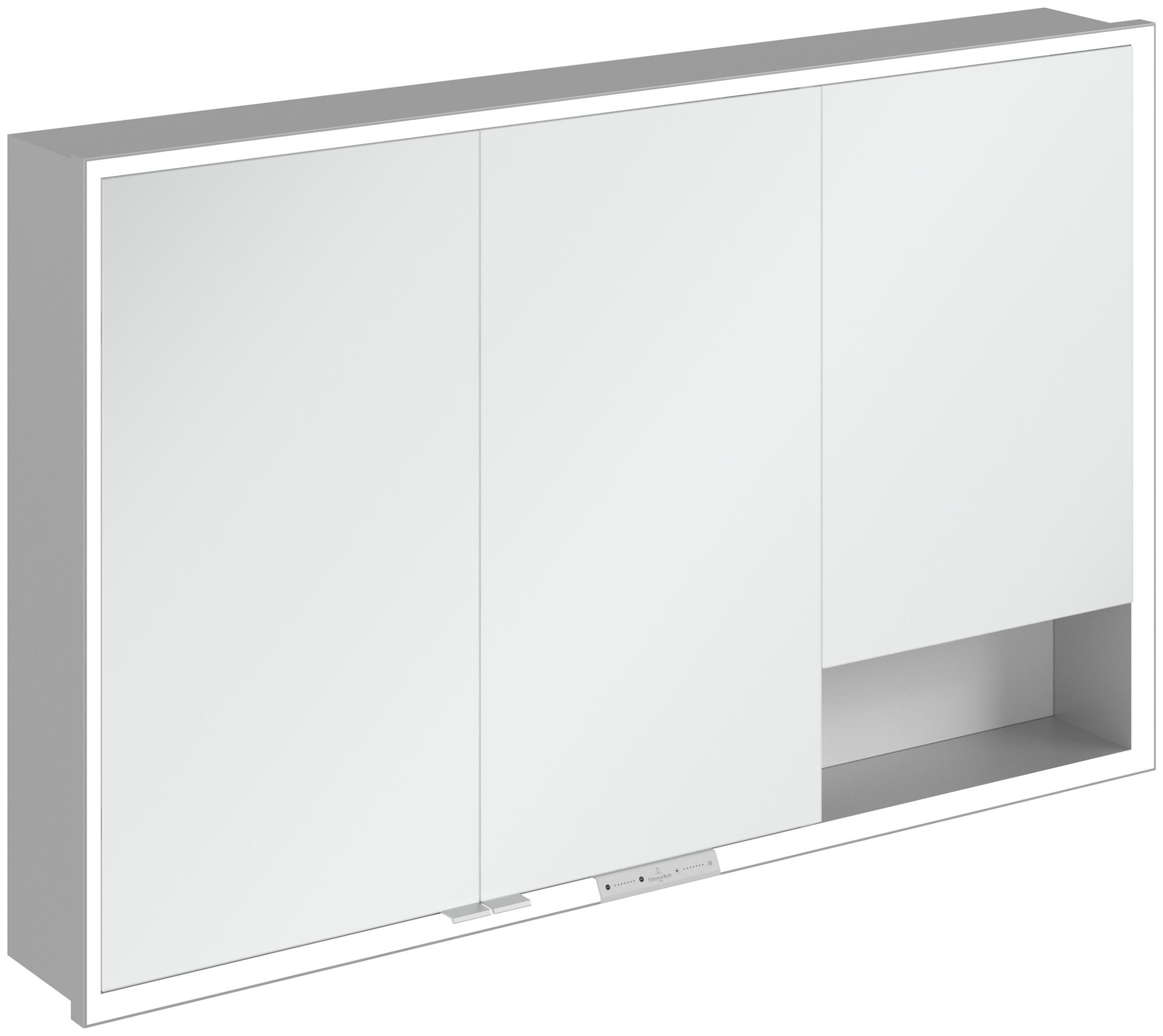 Darmowa Dostawa - Szafka 120x16.8x75 cm z lustrem biała Villeroy & Boch My View+ A48212VF
