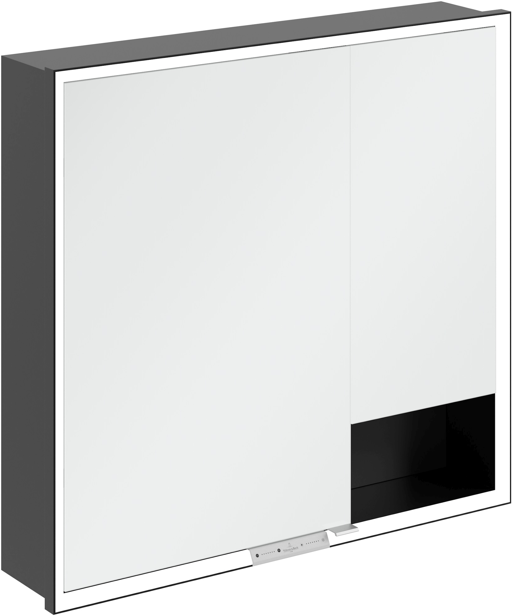 Darmowa Dostawa - Szafka 80x16.8x75 cm z lustrem czarna Villeroy & Boch My View+ B48280VL