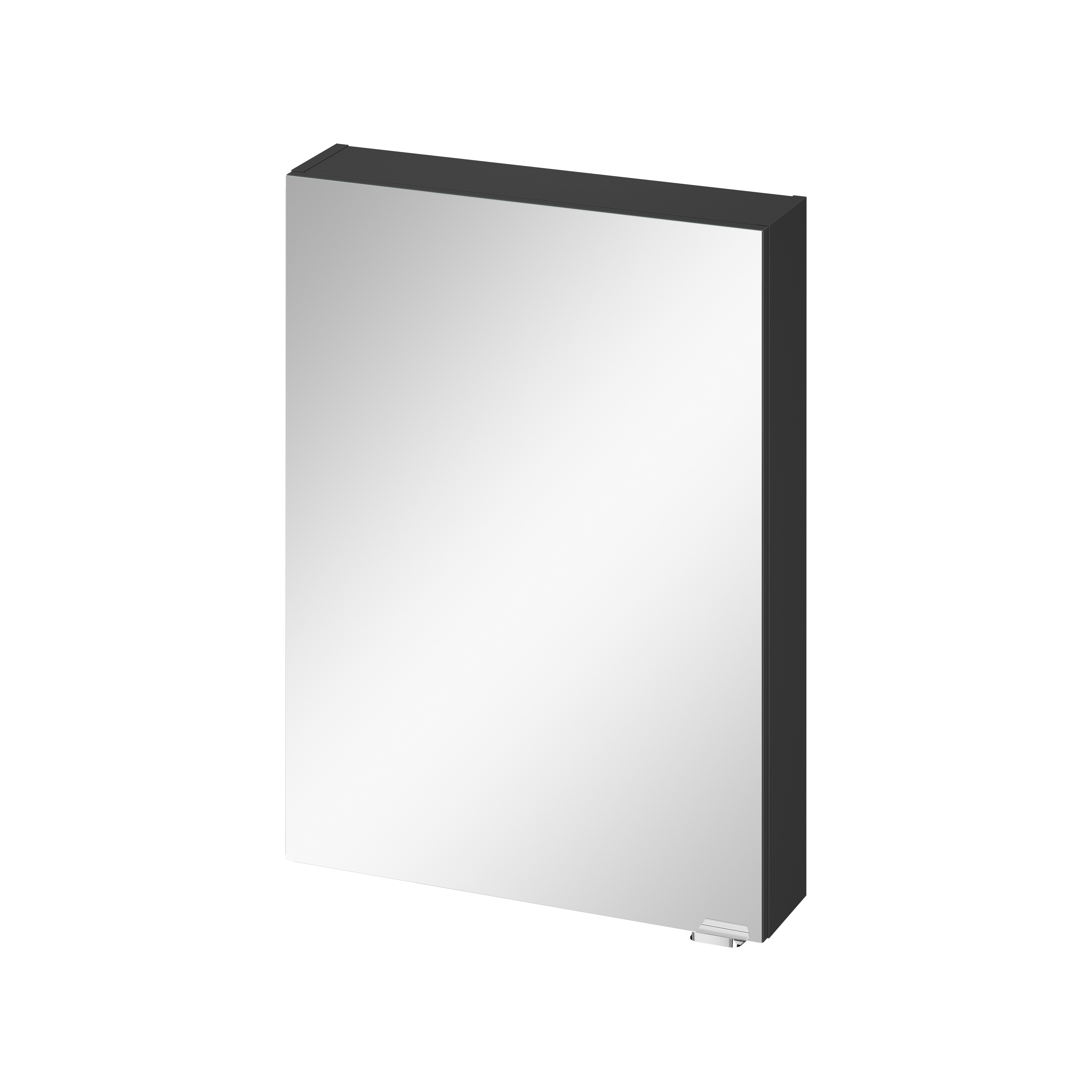 Darmowa Dostawa - Szafka 59.4x14.3x80 cm z lustrem antracyt Cersanit Larga S164034