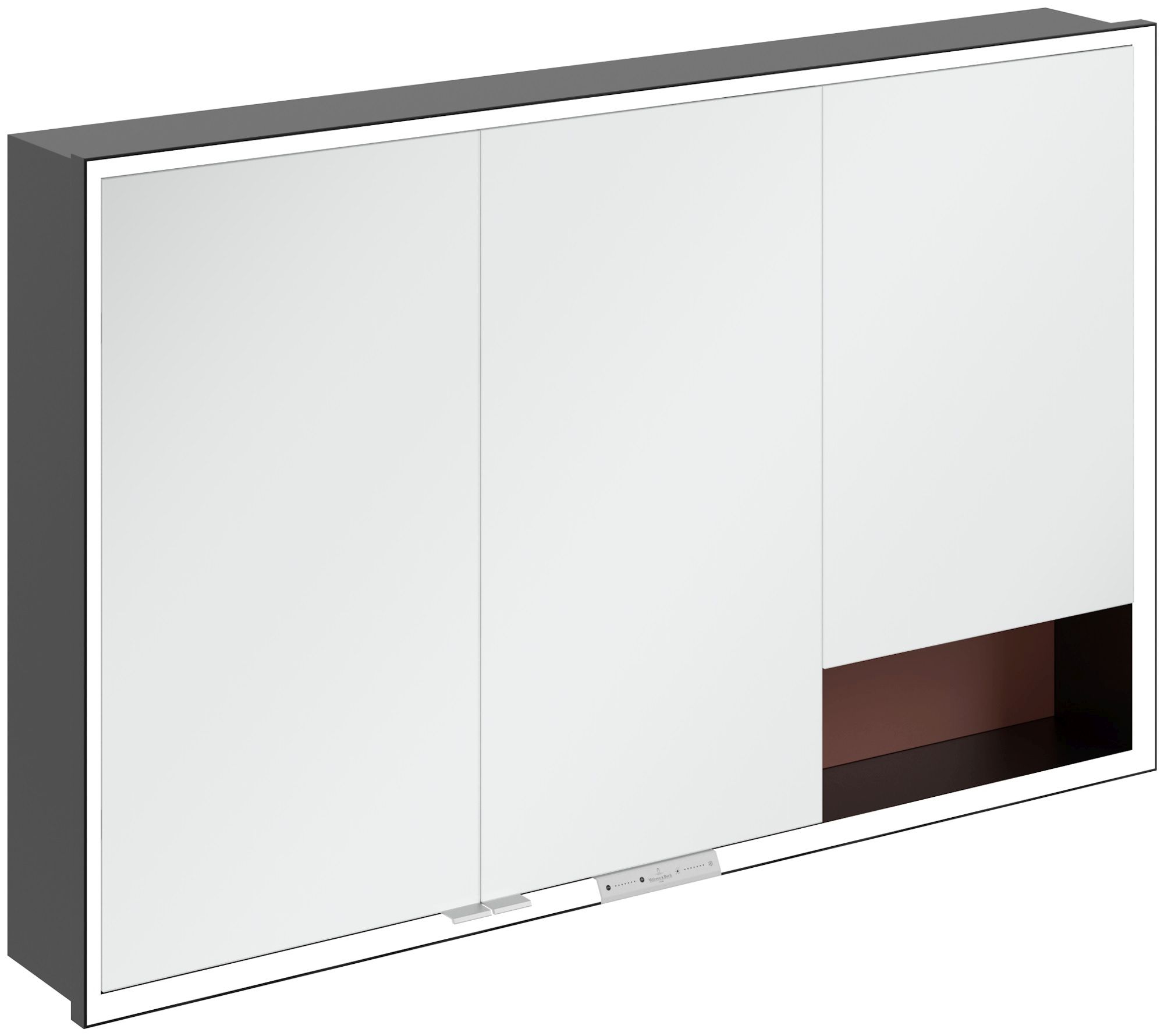 Darmowa Dostawa - Szafka 120x16.8x75 cm z lustrem czerwona Villeroy & Boch My View+ B48212AH
