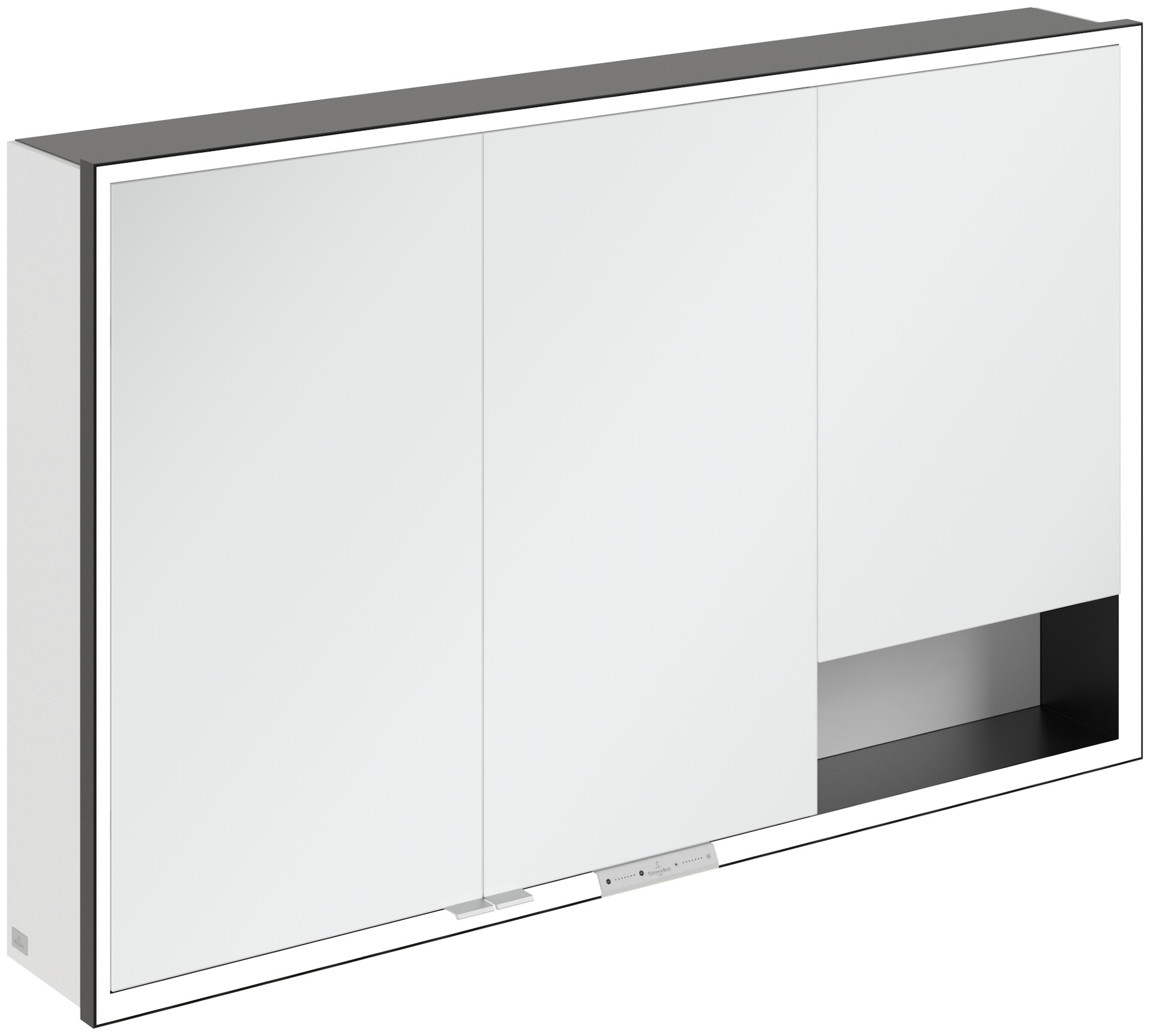 Darmowa Dostawa - Szafka 120x16.8x75 cm z lustrem biała Villeroy & Boch My View+ B48112VF