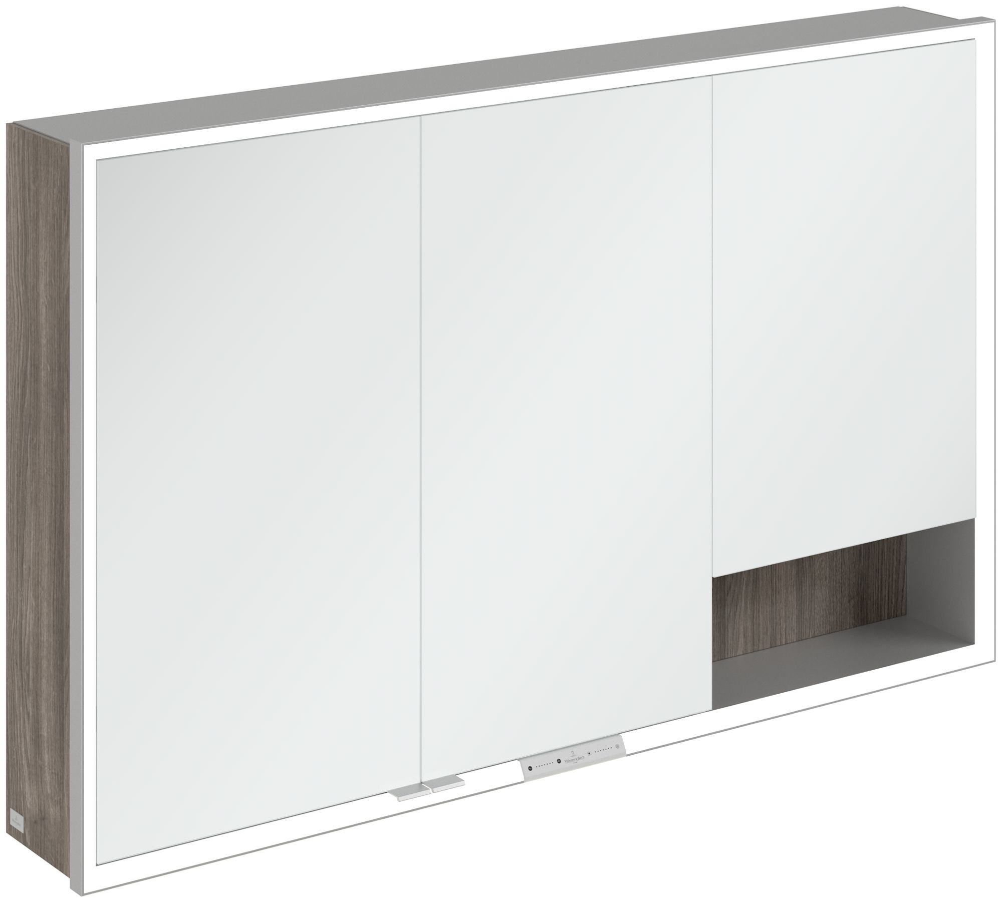 Darmowa Dostawa - Szafka 120x16.8x75 cm z lustrem dąb Villeroy & Boch My View+ A48112RK