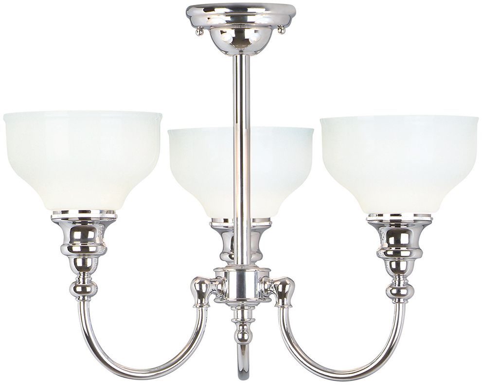 Darmowa Dostawa - Lampa wisząca 3x3 W chrom Elstead Lighting Cheadle BATHCD3