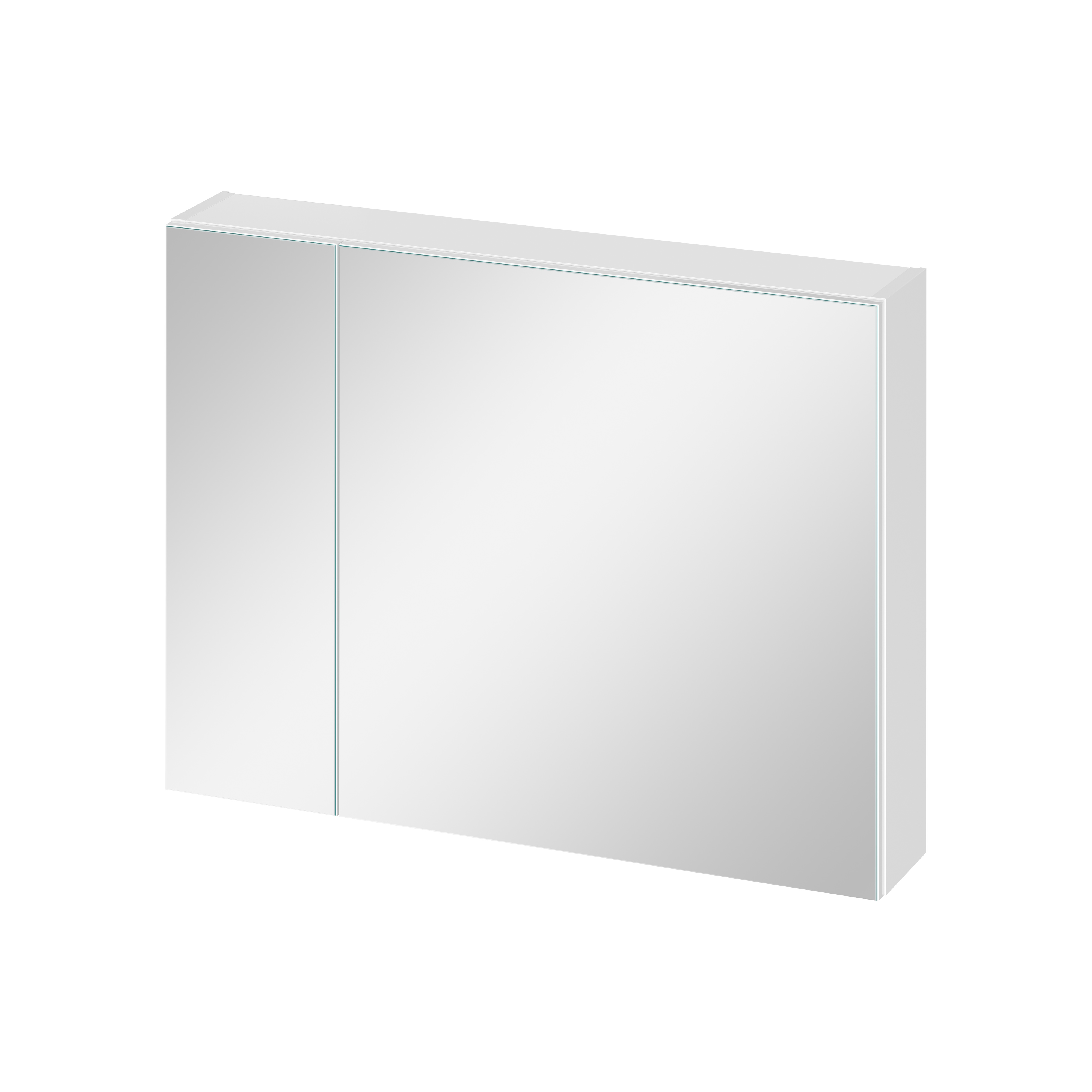 Darmowa Dostawa - Szafka 79.4x14.1x59.2 cm z lustrem biała Cersanit Ovida S1058008