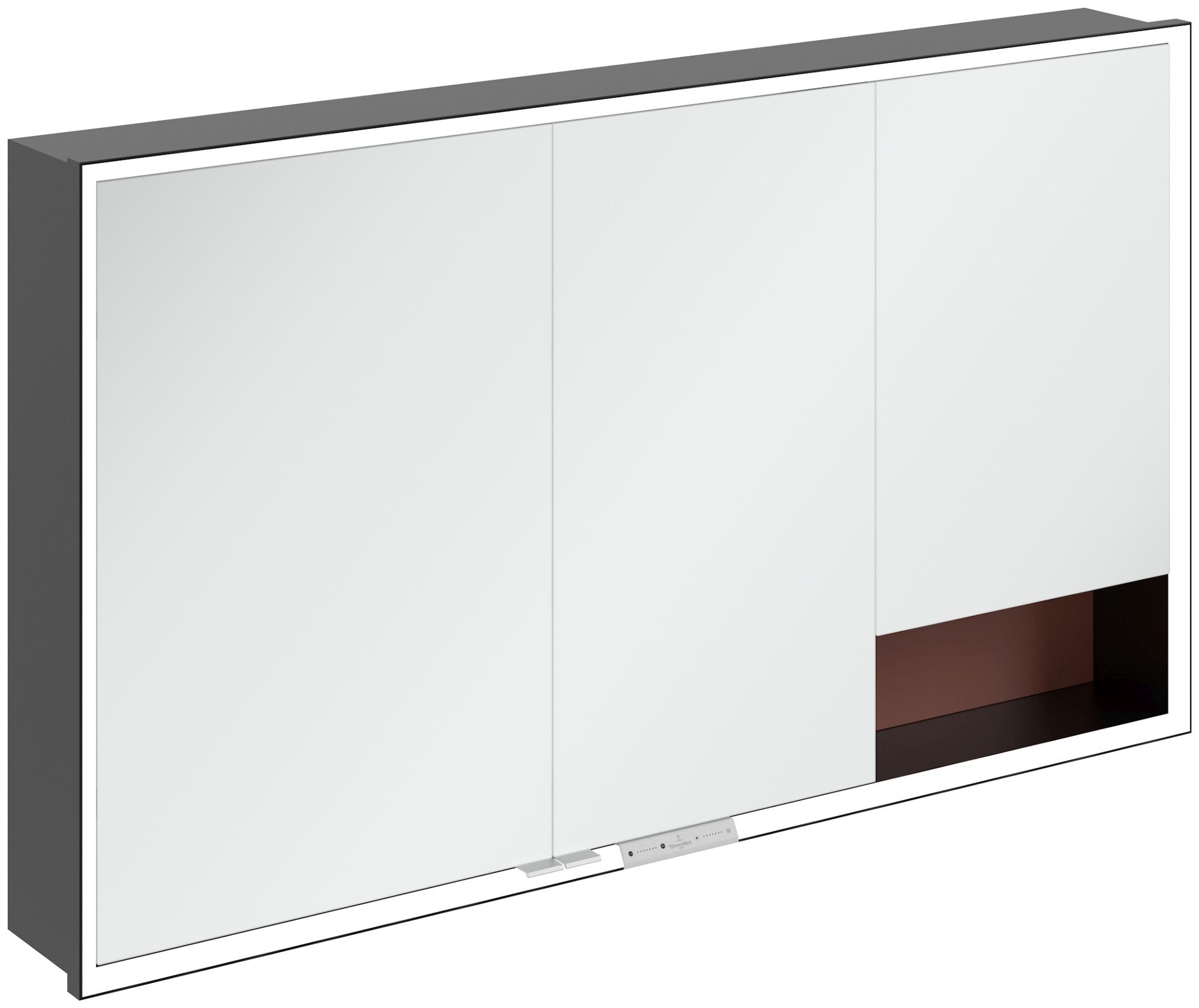Darmowa Dostawa - Szafka 130x16.8x75 cm z lustrem czerwona Villeroy & Boch My View+ B48213AH