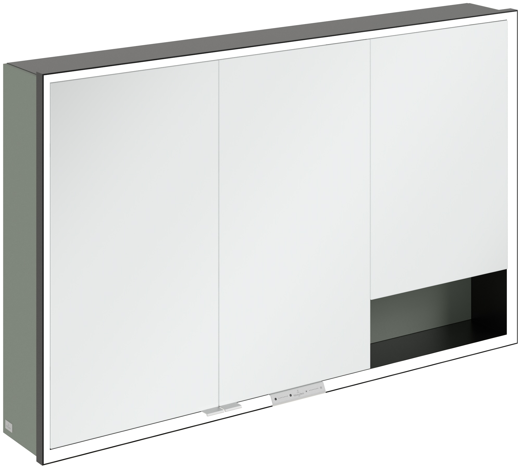 Darmowa Dostawa - Szafka 120x16.8x75 cm z lustrem zielona Villeroy & Boch My View+ B48112AF